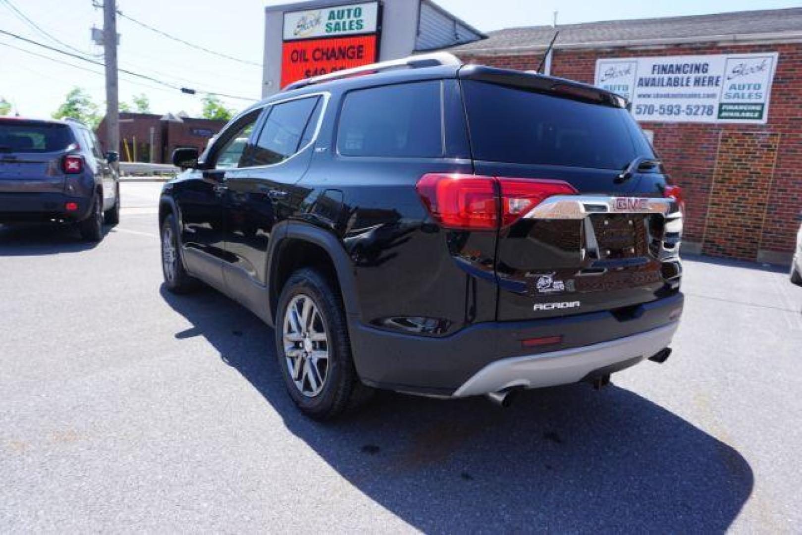 2017 Ebony Twilight Metallic /Jet Black, leather GMC Acadia SLT-1 AWD (1GKKNULS7HZ) with an 3.6L V6 DOHC 24V engine, 6-Speed Automatic transmission, located at 312 Centre Ave, Schuylkill Haven, PA, 17972, (570) 593-5278, 40.638130, -76.177383 - blind spot monitor, luggage rack, navigation, rear parking sensors, towing pkg, captains seats second row - Photo#14