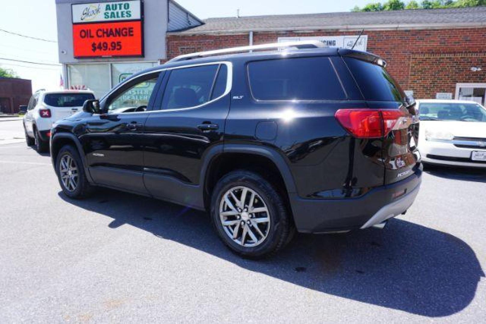 2017 Ebony Twilight Metallic /Jet Black, leather GMC Acadia SLT-1 AWD (1GKKNULS7HZ) with an 3.6L V6 DOHC 24V engine, 6-Speed Automatic transmission, located at 312 Centre Ave, Schuylkill Haven, PA, 17972, (570) 593-5278, 40.638130, -76.177383 - blind spot monitor, luggage rack, navigation, rear parking sensors, towing pkg, captains seats second row - Photo#15