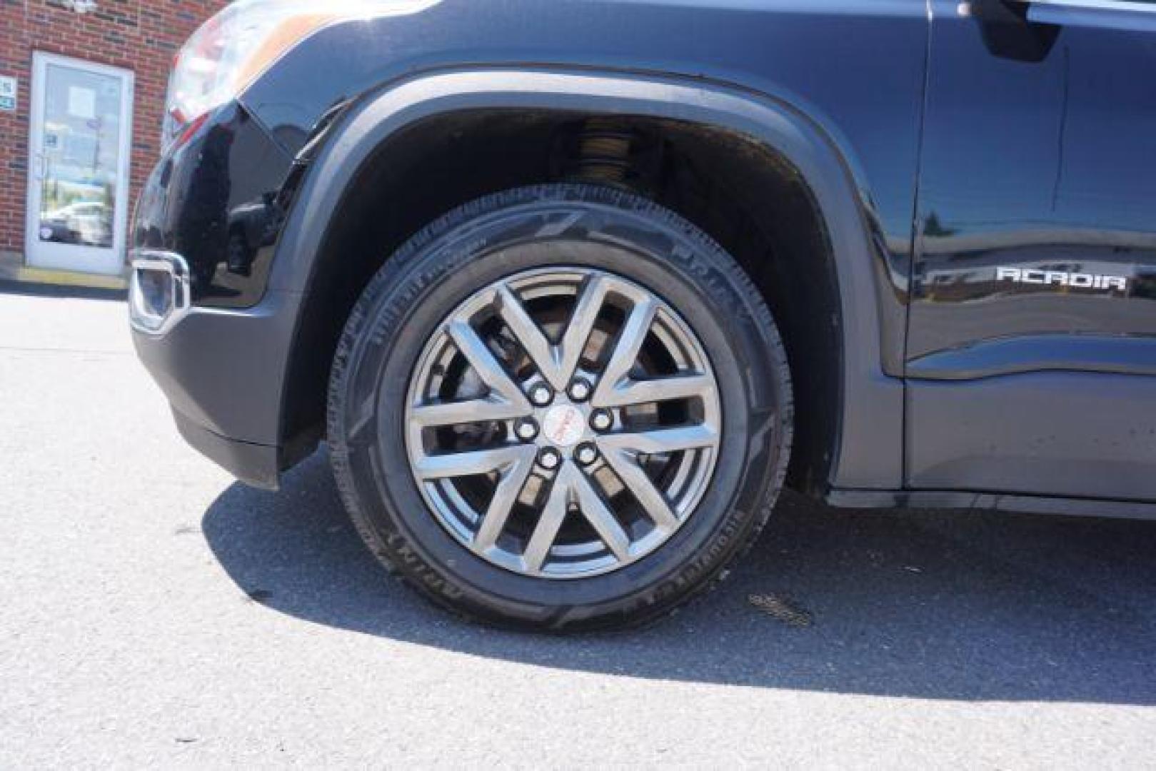 2017 Ebony Twilight Metallic /Jet Black, leather GMC Acadia SLT-1 AWD (1GKKNULS7HZ) with an 3.6L V6 DOHC 24V engine, 6-Speed Automatic transmission, located at 312 Centre Ave, Schuylkill Haven, PA, 17972, (570) 593-5278, 40.638130, -76.177383 - blind spot monitor, luggage rack, navigation, rear parking sensors, towing pkg, captains seats second row - Photo#17