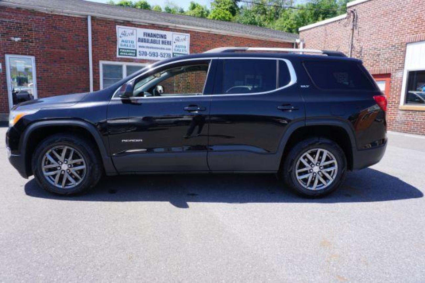 2017 Ebony Twilight Metallic /Jet Black, leather GMC Acadia SLT-1 AWD (1GKKNULS7HZ) with an 3.6L V6 DOHC 24V engine, 6-Speed Automatic transmission, located at 312 Centre Ave, Schuylkill Haven, PA, 17972, (570) 593-5278, 40.638130, -76.177383 - blind spot monitor, luggage rack, navigation, rear parking sensors, towing pkg, captains seats second row - Photo#18