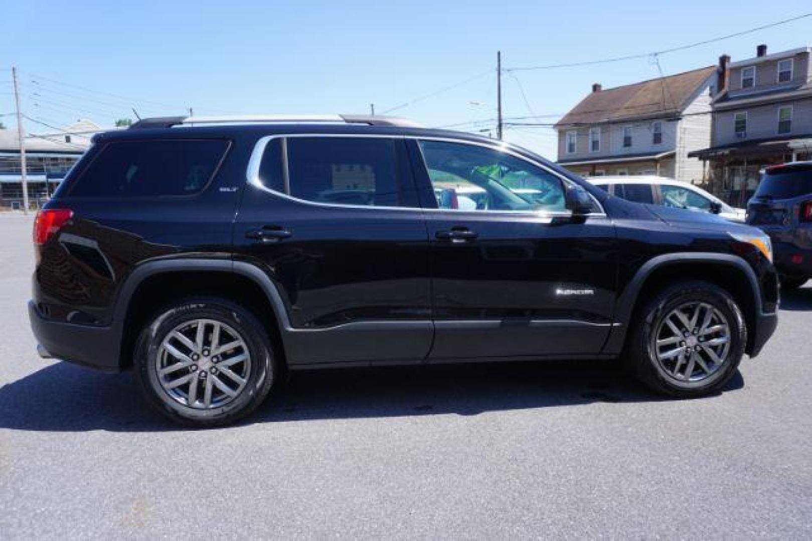 2017 Ebony Twilight Metallic /Jet Black, leather GMC Acadia SLT-1 AWD (1GKKNULS7HZ) with an 3.6L V6 DOHC 24V engine, 6-Speed Automatic transmission, located at 312 Centre Ave, Schuylkill Haven, PA, 17972, (570) 593-5278, 40.638130, -76.177383 - blind spot monitor, luggage rack, navigation, rear parking sensors, towing pkg, captains seats second row - Photo#8