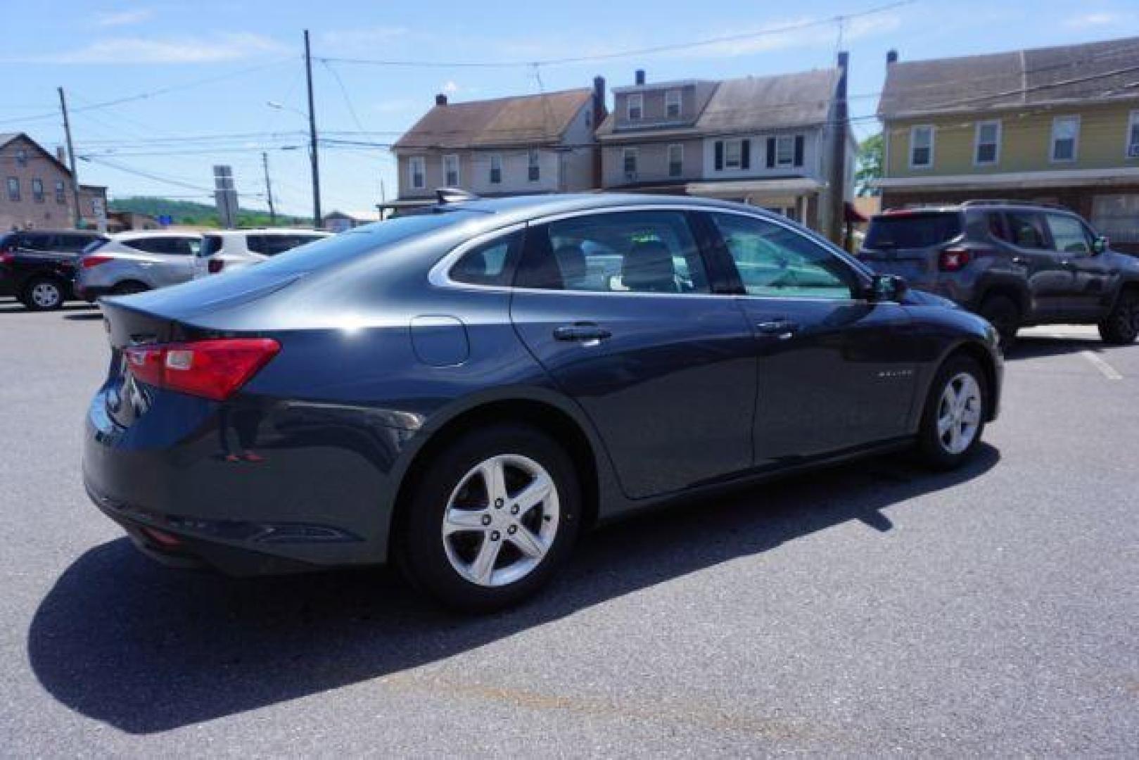 2021 Shadow Gray Metallic /Jet Black, premium cloth Chevrolet Malibu LS (1G1ZB5ST0MF) with an 1.5L L4 DOHC 16V engine, 6-Speed Automatic transmission, located at 312 Centre Ave, Schuylkill Haven, PA, 17972, (570) 593-5278, 40.638130, -76.177383 - Photo#10