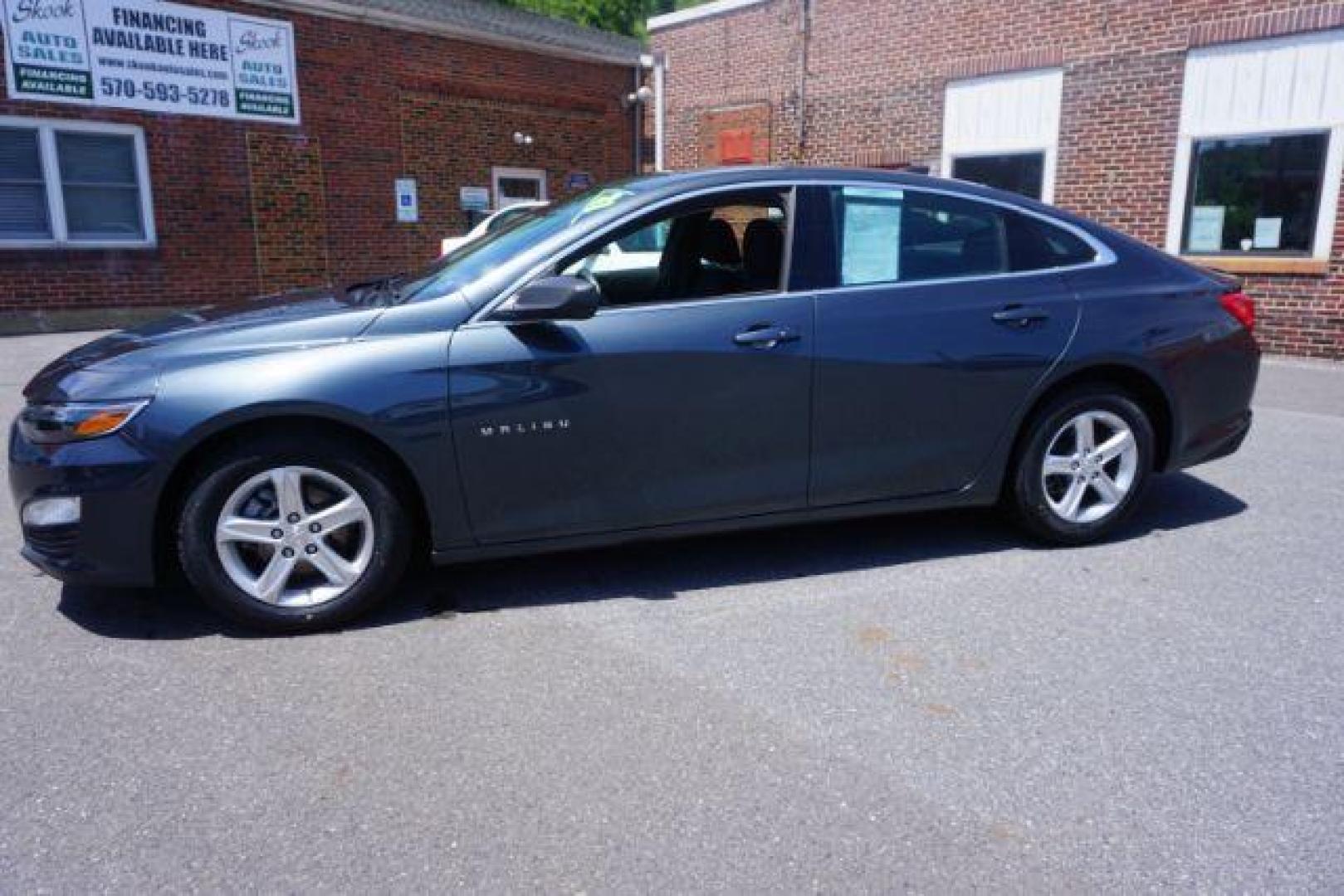 2021 Shadow Gray Metallic /Jet Black, premium cloth Chevrolet Malibu LS (1G1ZB5ST0MF) with an 1.5L L4 DOHC 16V engine, 6-Speed Automatic transmission, located at 312 Centre Ave, Schuylkill Haven, PA, 17972, (570) 593-5278, 40.638130, -76.177383 - Photo#18