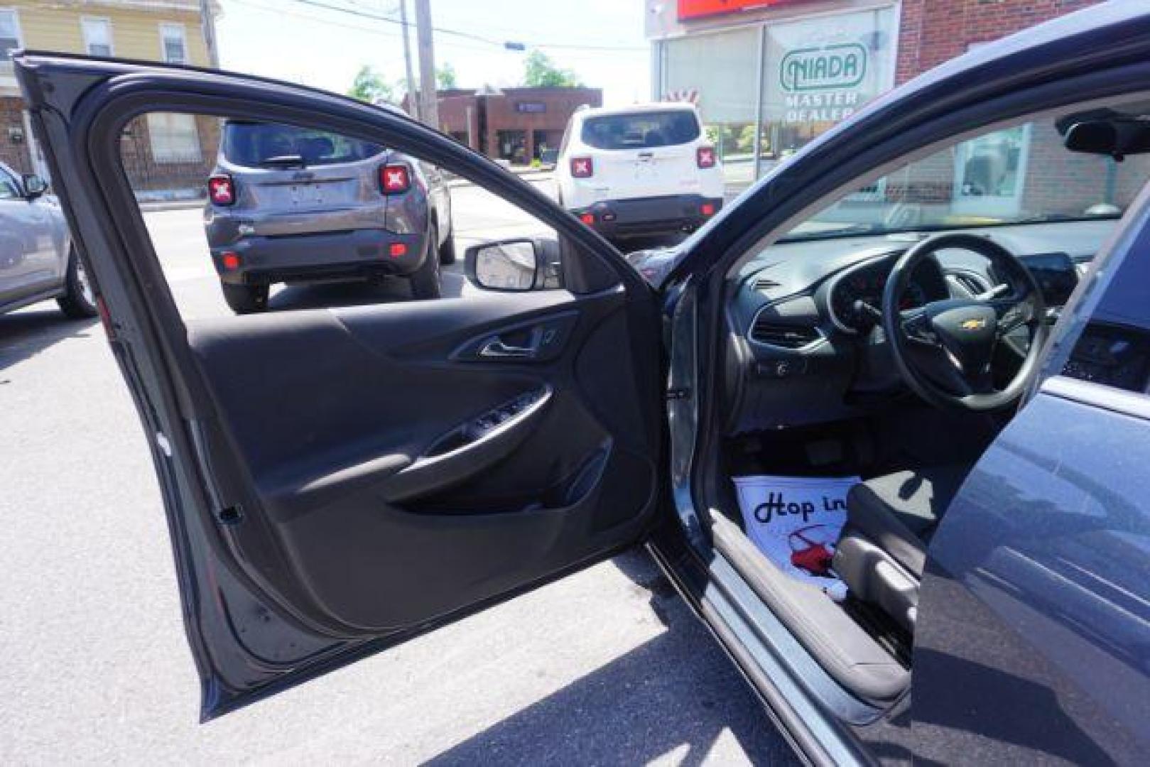 2021 Shadow Gray Metallic /Jet Black, premium cloth Chevrolet Malibu LS (1G1ZB5ST0MF) with an 1.5L L4 DOHC 16V engine, 6-Speed Automatic transmission, located at 312 Centre Ave, Schuylkill Haven, PA, 17972, (570) 593-5278, 40.638130, -76.177383 - Photo#19