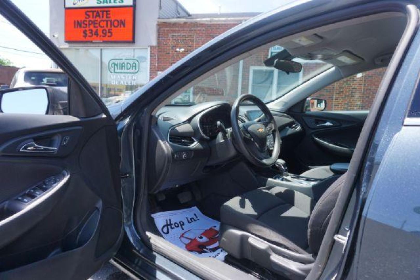 2021 Shadow Gray Metallic /Jet Black, premium cloth Chevrolet Malibu LS (1G1ZB5ST0MF) with an 1.5L L4 DOHC 16V engine, 6-Speed Automatic transmission, located at 312 Centre Ave, Schuylkill Haven, PA, 17972, (570) 593-5278, 40.638130, -76.177383 - Photo#21