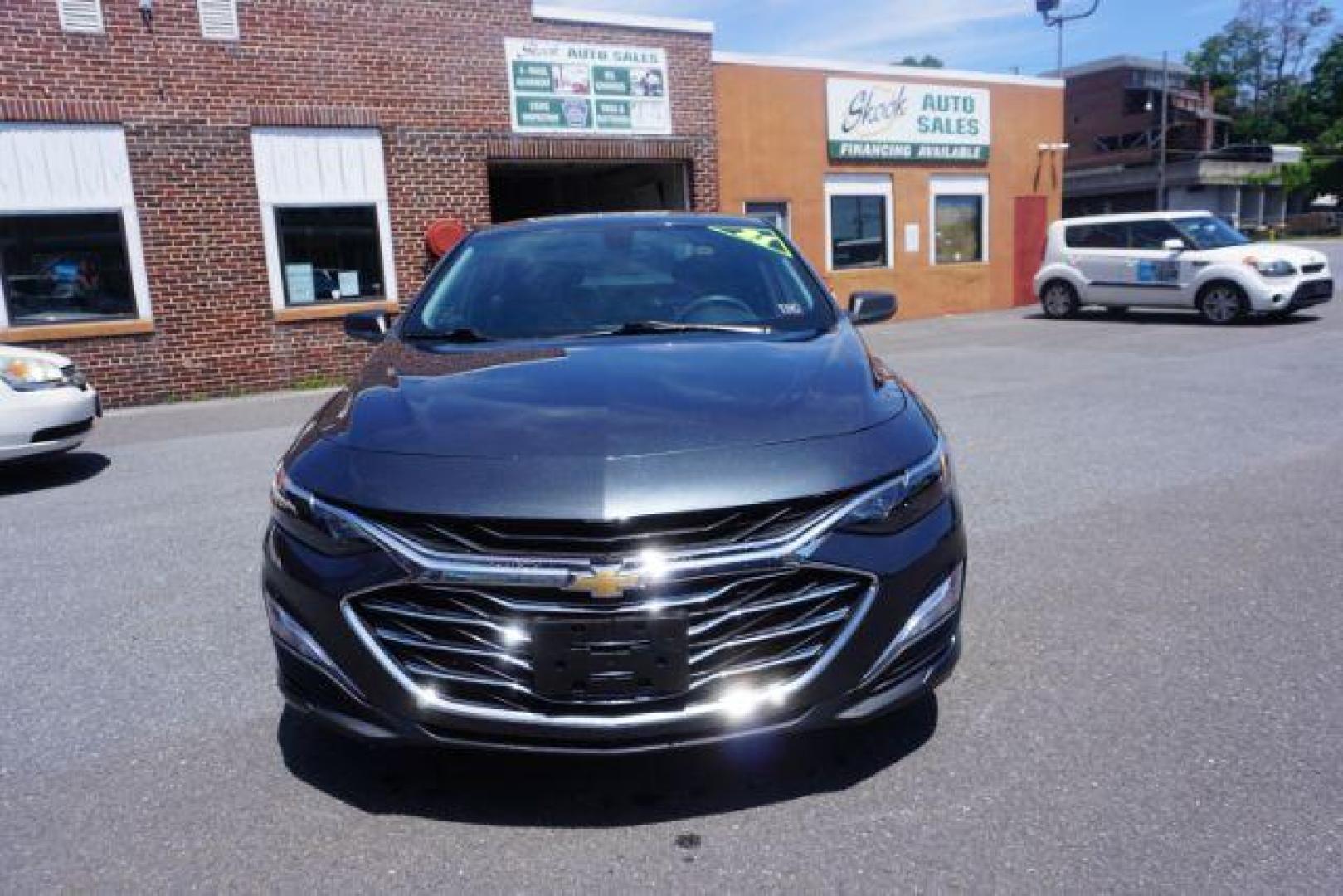 2021 Shadow Gray Metallic /Jet Black, premium cloth Chevrolet Malibu LS (1G1ZB5ST0MF) with an 1.5L L4 DOHC 16V engine, 6-Speed Automatic transmission, located at 312 Centre Ave, Schuylkill Haven, PA, 17972, (570) 593-5278, 40.638130, -76.177383 - Photo#4