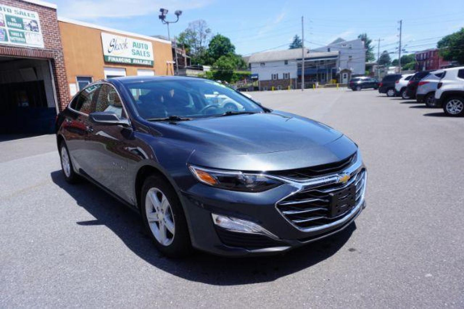 2021 Shadow Gray Metallic /Jet Black, premium cloth Chevrolet Malibu LS (1G1ZB5ST0MF) with an 1.5L L4 DOHC 16V engine, 6-Speed Automatic transmission, located at 312 Centre Ave, Schuylkill Haven, PA, 17972, (570) 593-5278, 40.638130, -76.177383 - Photo#6