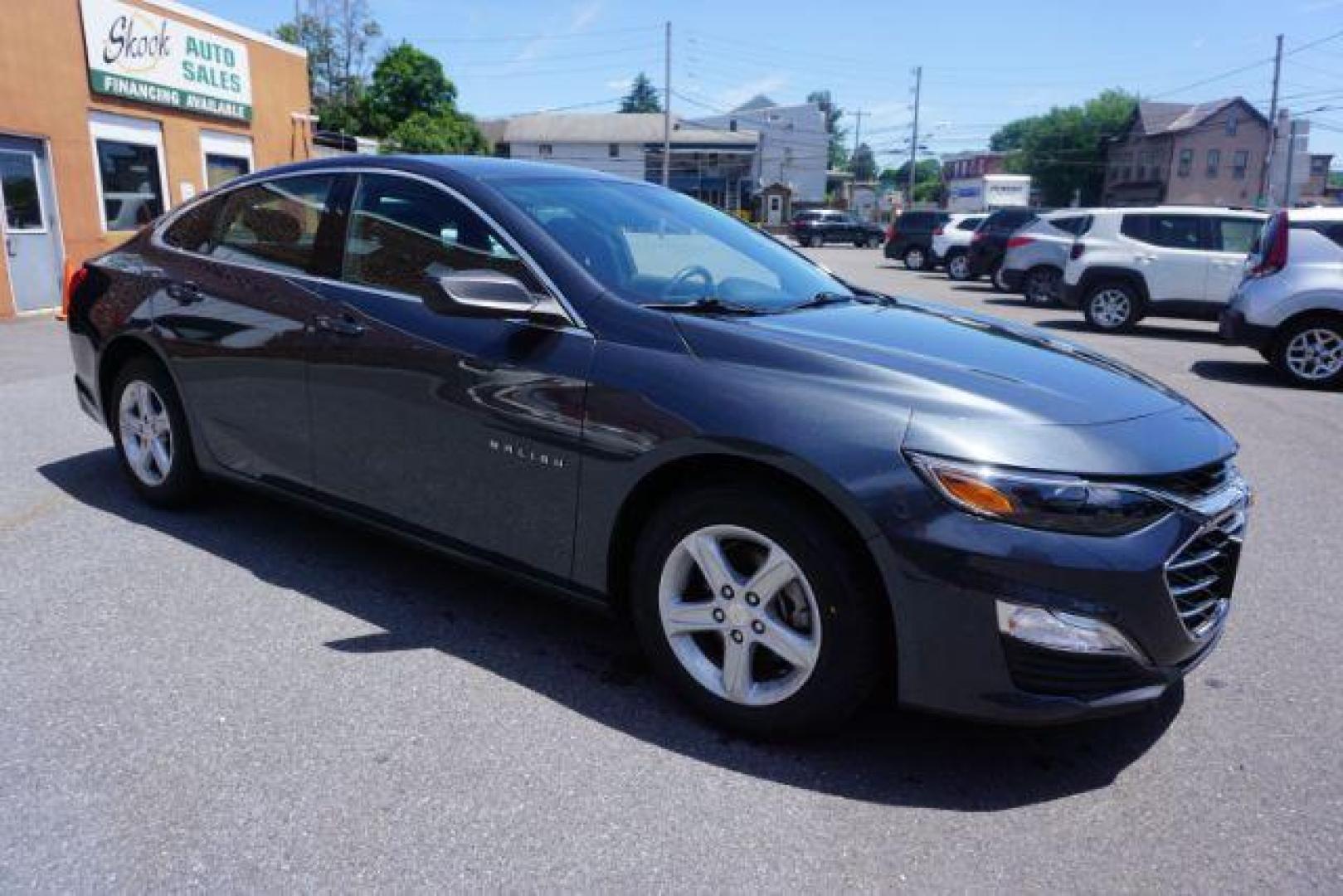 2021 Shadow Gray Metallic /Jet Black, premium cloth Chevrolet Malibu LS (1G1ZB5ST0MF) with an 1.5L L4 DOHC 16V engine, 6-Speed Automatic transmission, located at 312 Centre Ave, Schuylkill Haven, PA, 17972, (570) 593-5278, 40.638130, -76.177383 - Photo#7