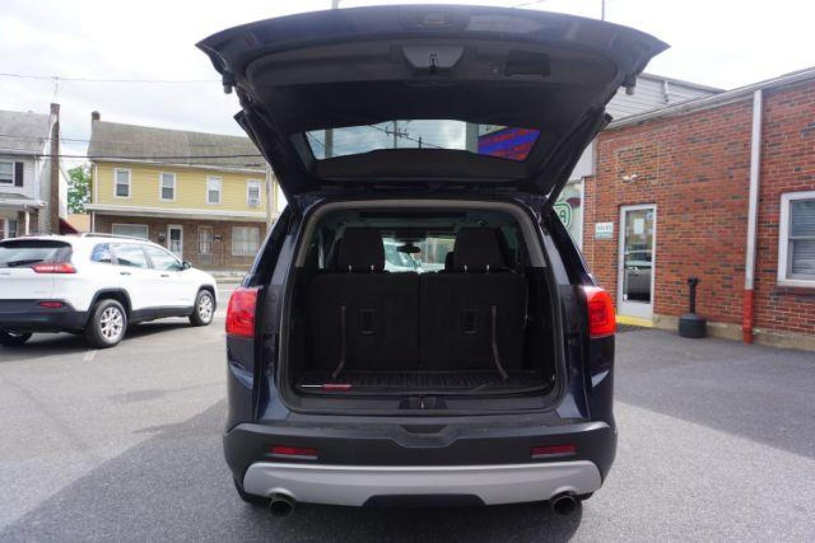 2017 Dark Sapphire Blue Metallic /Dark Ash Gray/Light Ash Gray, premium cloth GMC Acadia SLE-2 AWD (1GKKNSLSXHZ) with an 3.6L V6 DOHC 24V engine, 6-Speed Automatic transmission, located at 312 Centre Ave, Schuylkill Haven, PA, 17972, (570) 593-5278, 40.638130, -76.177383 - blind spot monitor, Bose premium stereo, luggage rack, power sunroof, rear parking sensors, universal garage door opener - Photo#39