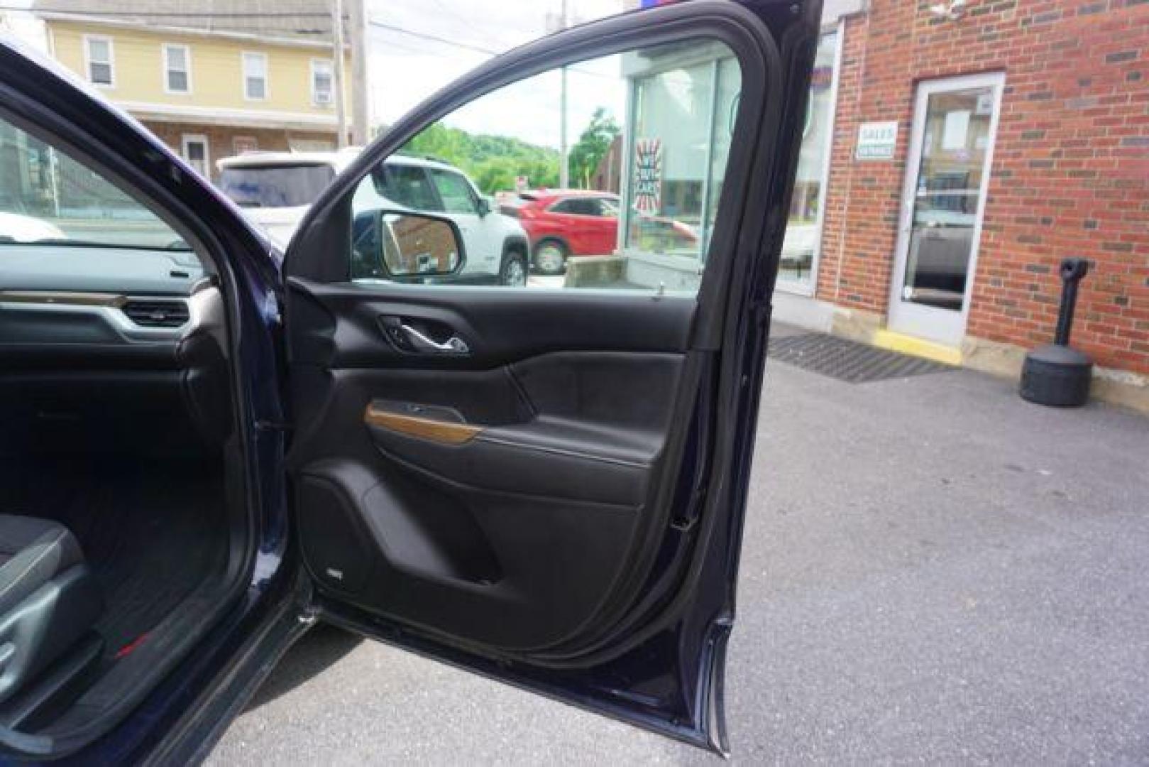 2017 Dark Sapphire Blue Metallic /Dark Ash Gray/Light Ash Gray, premium cloth GMC Acadia SLE-2 AWD (1GKKNSLSXHZ) with an 3.6L V6 DOHC 24V engine, 6-Speed Automatic transmission, located at 312 Centre Ave, Schuylkill Haven, PA, 17972, (570) 593-5278, 40.638130, -76.177383 - blind spot monitor, Bose premium stereo, luggage rack, power sunroof, rear parking sensors, universal garage door opener - Photo#50