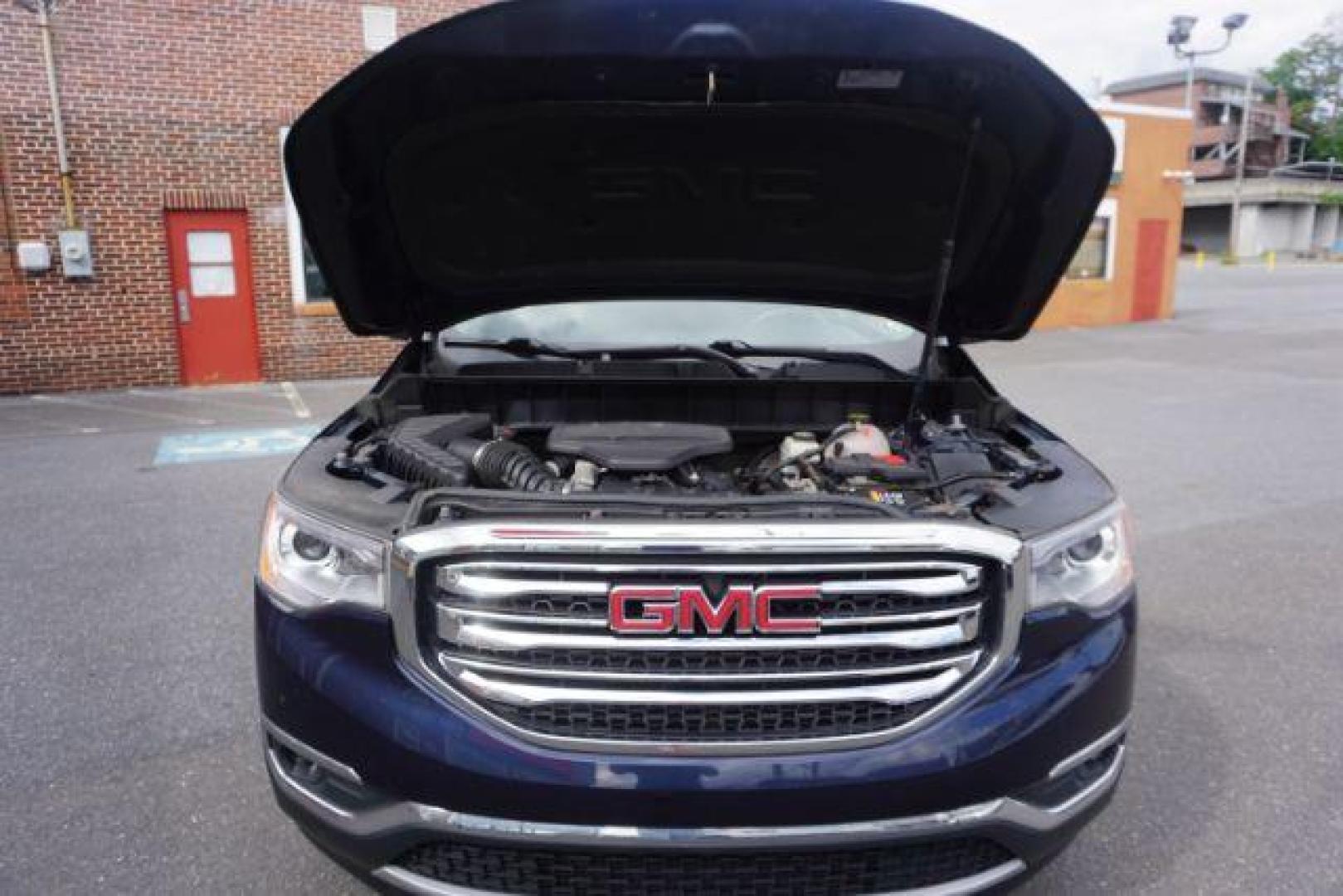 2017 Dark Sapphire Blue Metallic /Dark Ash Gray/Light Ash Gray, premium cloth GMC Acadia SLE-2 AWD (1GKKNSLSXHZ) with an 3.6L V6 DOHC 24V engine, 6-Speed Automatic transmission, located at 312 Centre Ave, Schuylkill Haven, PA, 17972, (570) 593-5278, 40.638130, -76.177383 - blind spot monitor, Bose premium stereo, luggage rack, power sunroof, rear parking sensors, universal garage door opener - Photo#55