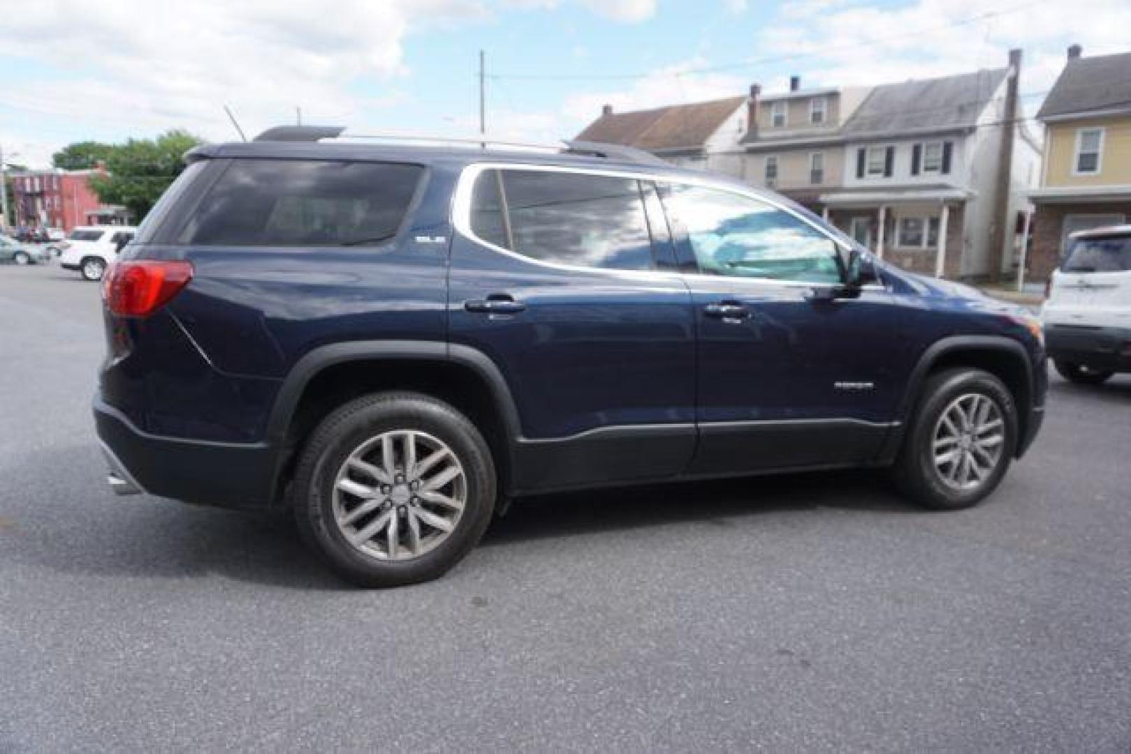 2017 Dark Sapphire Blue Metallic /Dark Ash Gray/Light Ash Gray, premium cloth GMC Acadia SLE-2 AWD (1GKKNSLSXHZ) with an 3.6L V6 DOHC 24V engine, 6-Speed Automatic transmission, located at 312 Centre Ave, Schuylkill Haven, PA, 17972, (570) 593-5278, 40.638130, -76.177383 - blind spot monitor, Bose premium stereo, luggage rack, power sunroof, rear parking sensors, universal garage door opener - Photo#8