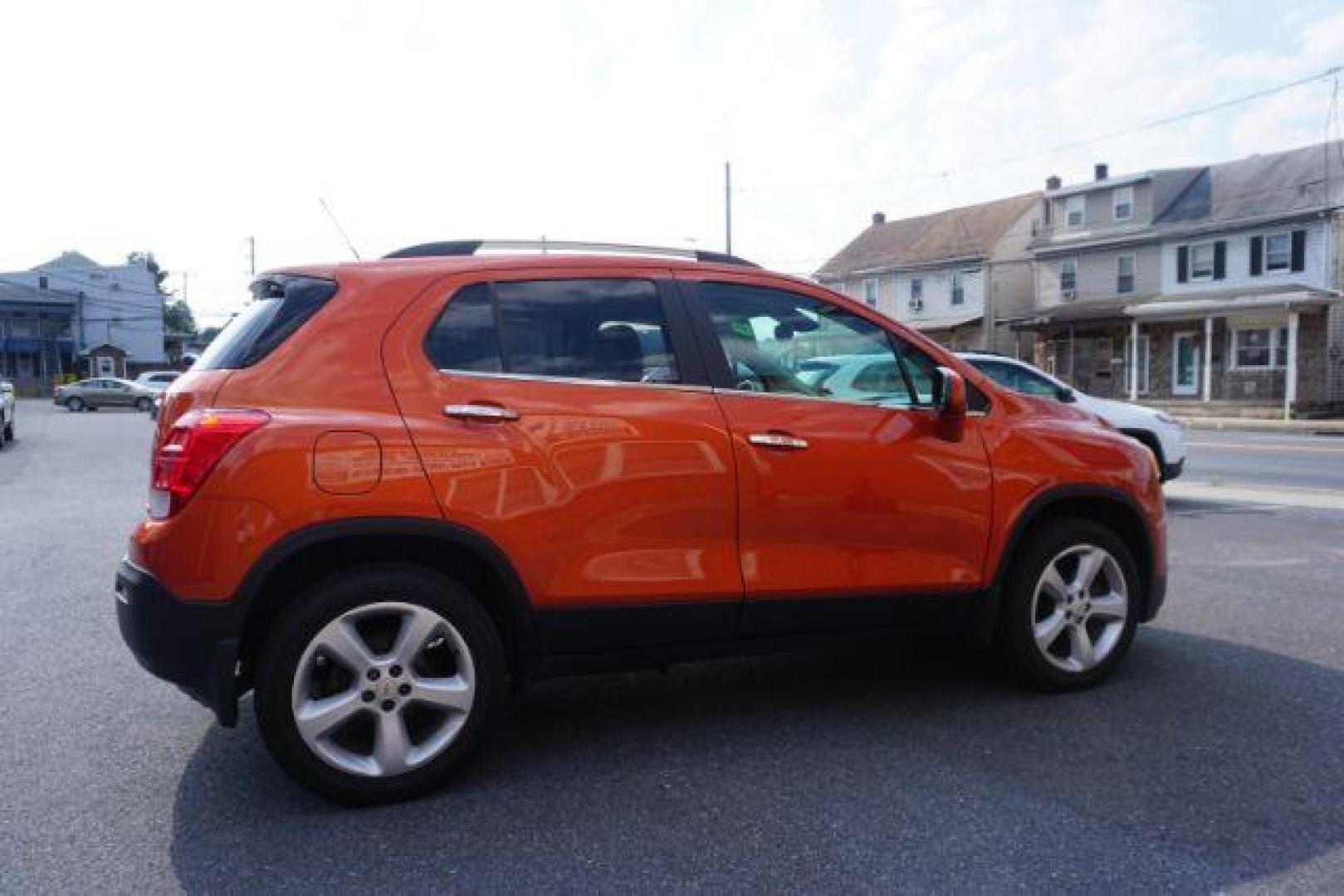 2015 Orange Rock Metallic /Jet Black, leatherette/cloth Chevrolet Trax LT AWD (KL7CJTSB6FB) with an 1.4L L4 DOHC 16V engine, 6-Speed Automatic transmission, located at 312 Centre Ave, Schuylkill Haven, PA, 17972, (570) 593-5278, 40.638130, -76.177383 - Photo#10