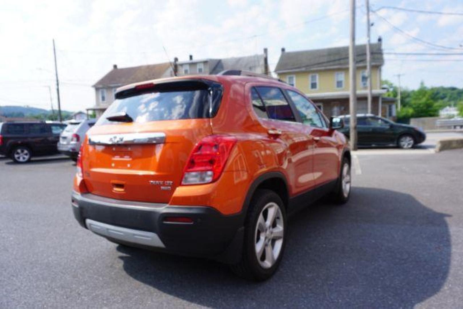 2015 Orange Rock Metallic /Jet Black, leatherette/cloth Chevrolet Trax LT AWD (KL7CJTSB6FB) with an 1.4L L4 DOHC 16V engine, 6-Speed Automatic transmission, located at 312 Centre Ave, Schuylkill Haven, PA, 17972, (570) 593-5278, 40.638130, -76.177383 - Photo#11