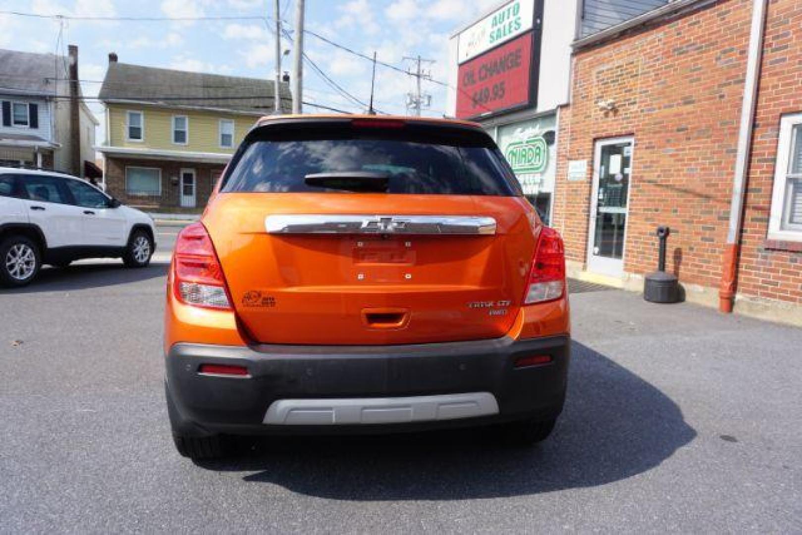 2015 Orange Rock Metallic /Jet Black, leatherette/cloth Chevrolet Trax LT AWD (KL7CJTSB6FB) with an 1.4L L4 DOHC 16V engine, 6-Speed Automatic transmission, located at 312 Centre Ave, Schuylkill Haven, PA, 17972, (570) 593-5278, 40.638130, -76.177383 - Photo#13