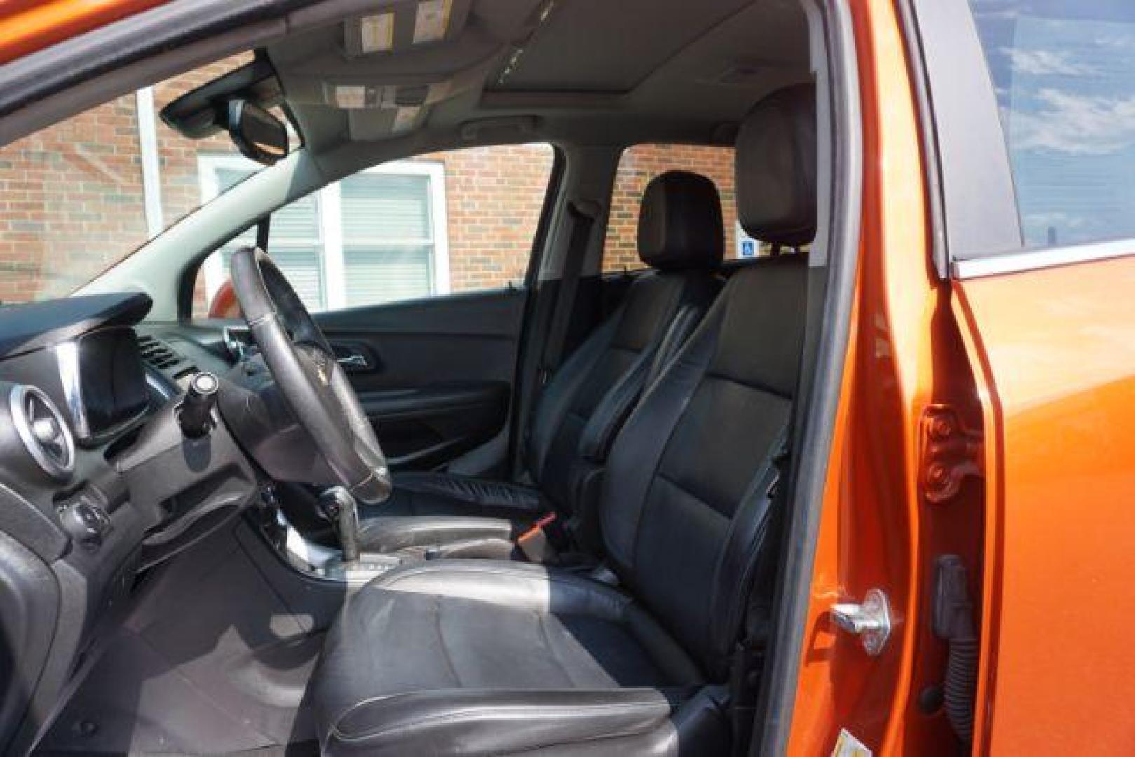 2015 Orange Rock Metallic /Jet Black, leatherette/cloth Chevrolet Trax LT AWD (KL7CJTSB6FB) with an 1.4L L4 DOHC 16V engine, 6-Speed Automatic transmission, located at 312 Centre Ave, Schuylkill Haven, PA, 17972, (570) 593-5278, 40.638130, -76.177383 - Photo#21