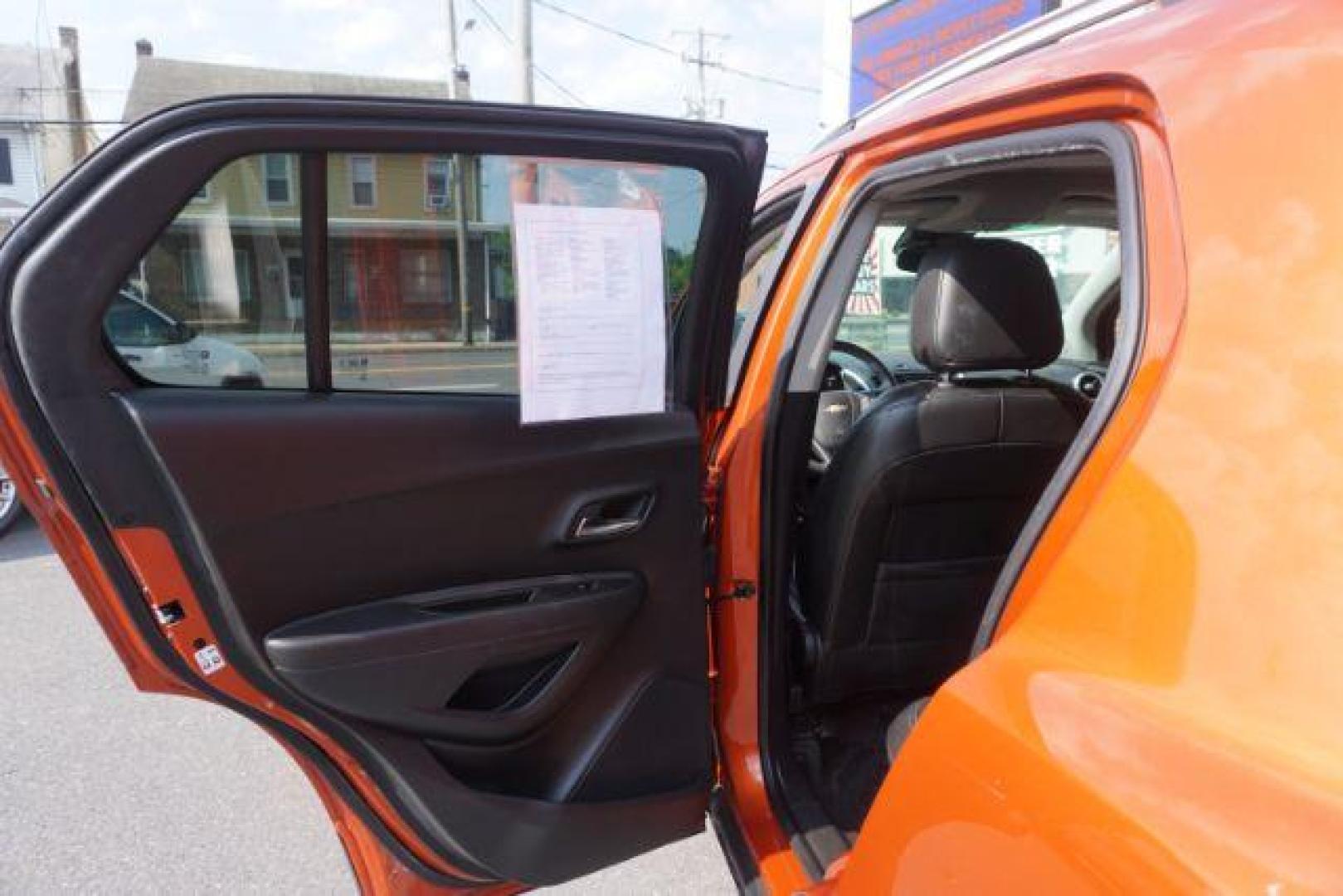 2015 Orange Rock Metallic /Jet Black, leatherette/cloth Chevrolet Trax LT AWD (KL7CJTSB6FB) with an 1.4L L4 DOHC 16V engine, 6-Speed Automatic transmission, located at 312 Centre Ave, Schuylkill Haven, PA, 17972, (570) 593-5278, 40.638130, -76.177383 - Photo#30