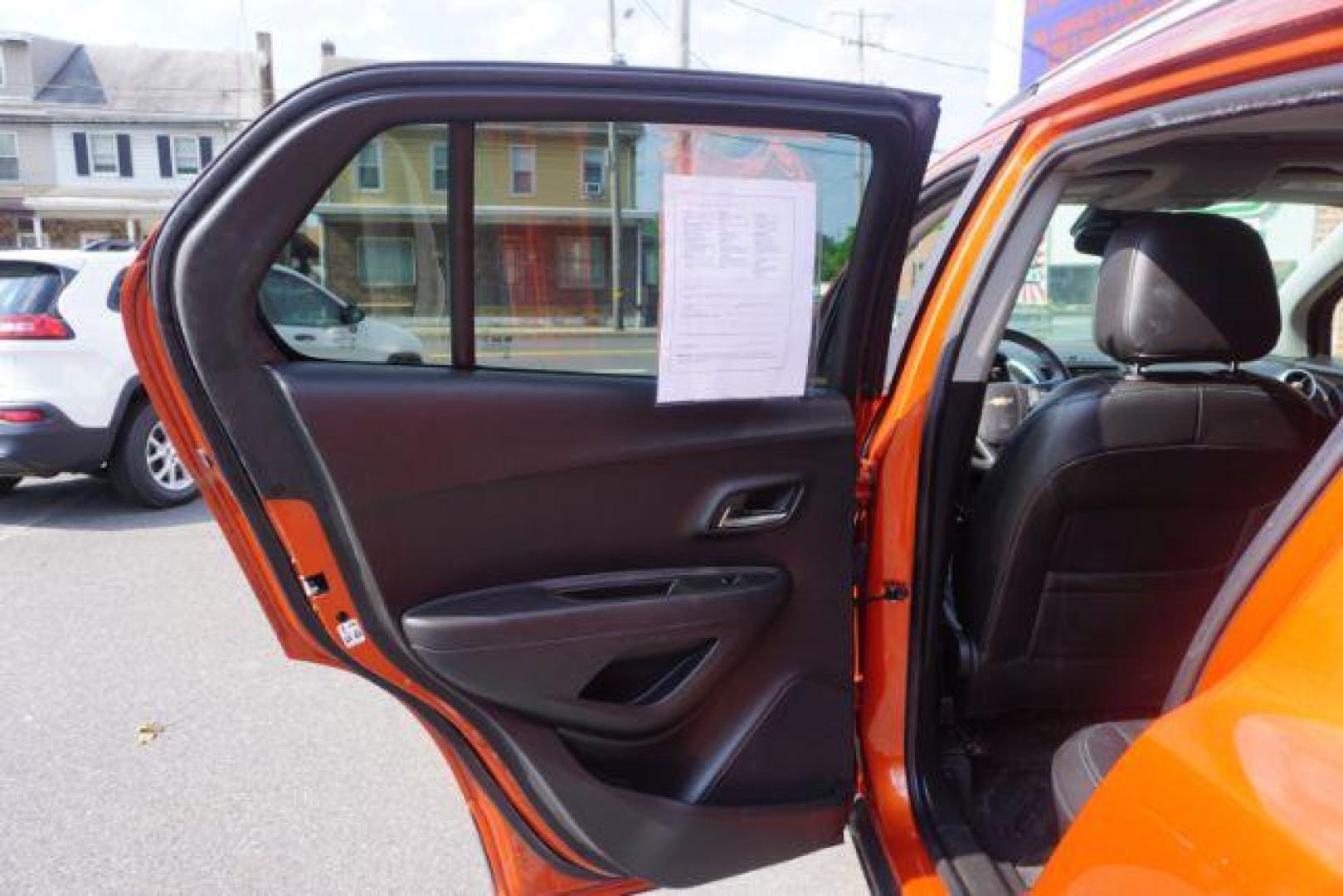 2015 Orange Rock Metallic /Jet Black, leatherette/cloth Chevrolet Trax LT AWD (KL7CJTSB6FB) with an 1.4L L4 DOHC 16V engine, 6-Speed Automatic transmission, located at 312 Centre Ave, Schuylkill Haven, PA, 17972, (570) 593-5278, 40.638130, -76.177383 - Photo#31