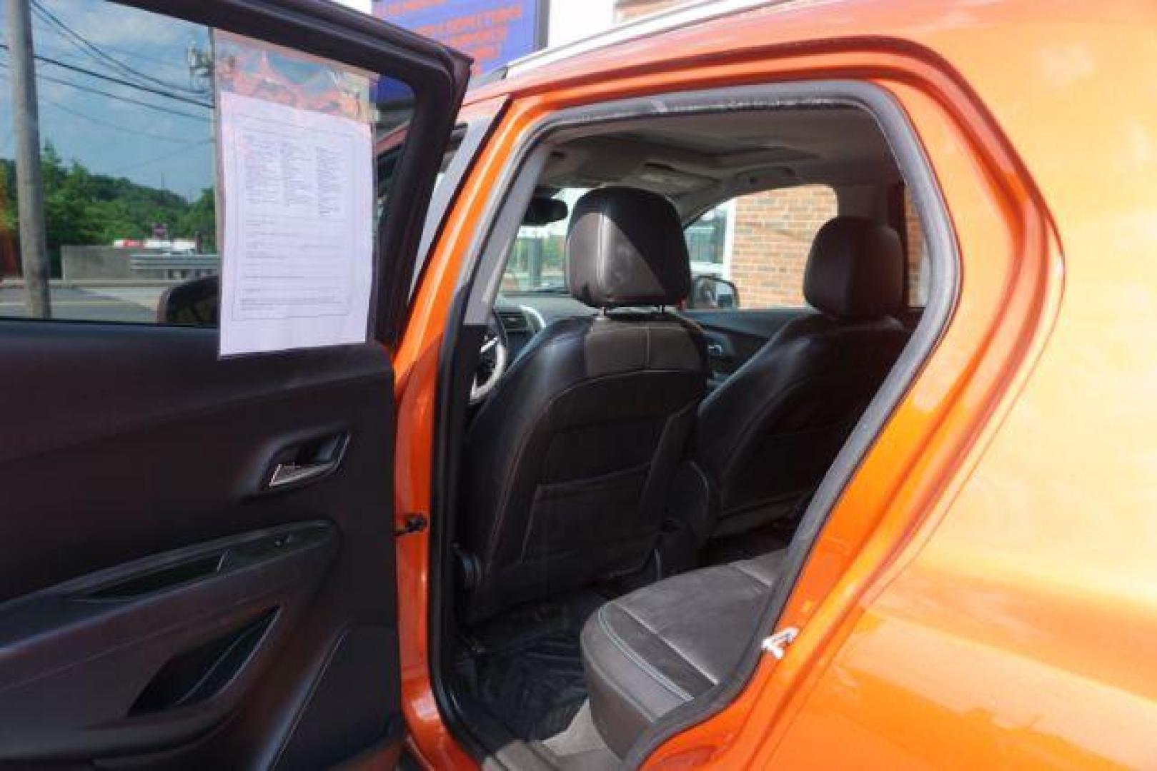 2015 Orange Rock Metallic /Jet Black, leatherette/cloth Chevrolet Trax LT AWD (KL7CJTSB6FB) with an 1.4L L4 DOHC 16V engine, 6-Speed Automatic transmission, located at 312 Centre Ave, Schuylkill Haven, PA, 17972, (570) 593-5278, 40.638130, -76.177383 - Photo#32