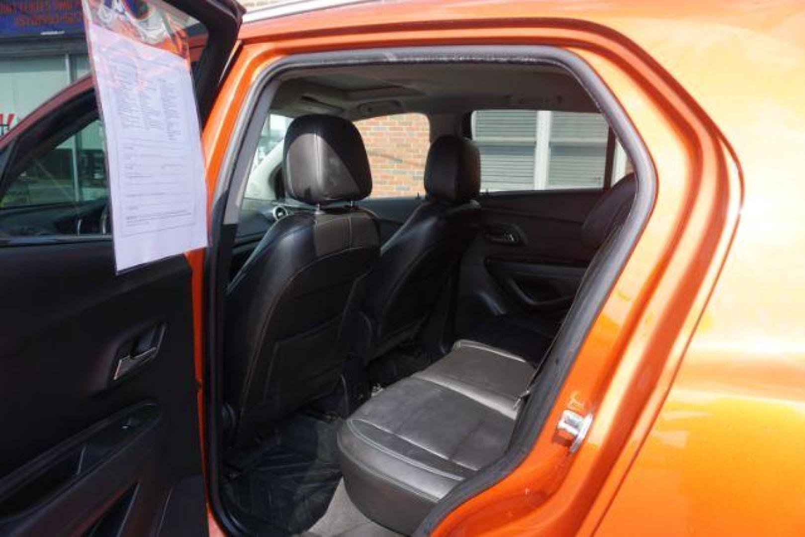 2015 Orange Rock Metallic /Jet Black, leatherette/cloth Chevrolet Trax LT AWD (KL7CJTSB6FB) with an 1.4L L4 DOHC 16V engine, 6-Speed Automatic transmission, located at 312 Centre Ave, Schuylkill Haven, PA, 17972, (570) 593-5278, 40.638130, -76.177383 - Photo#33