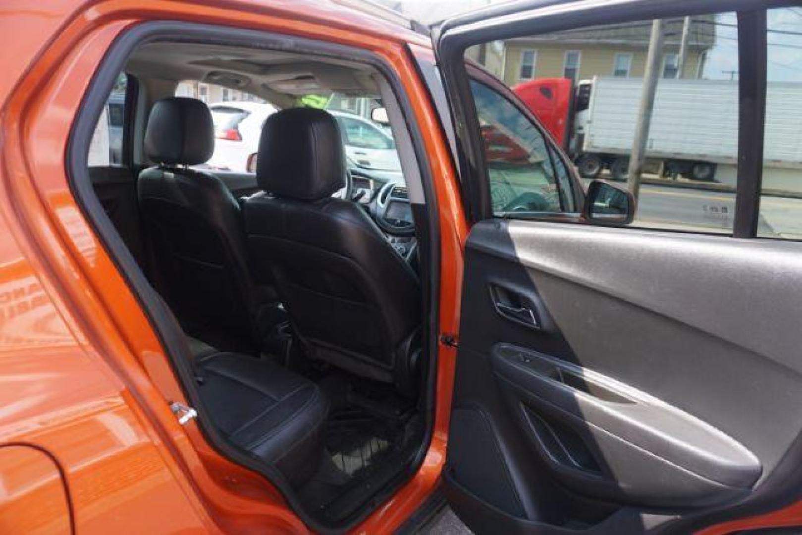 2015 Orange Rock Metallic /Jet Black, leatherette/cloth Chevrolet Trax LT AWD (KL7CJTSB6FB) with an 1.4L L4 DOHC 16V engine, 6-Speed Automatic transmission, located at 312 Centre Ave, Schuylkill Haven, PA, 17972, (570) 593-5278, 40.638130, -76.177383 - Photo#40