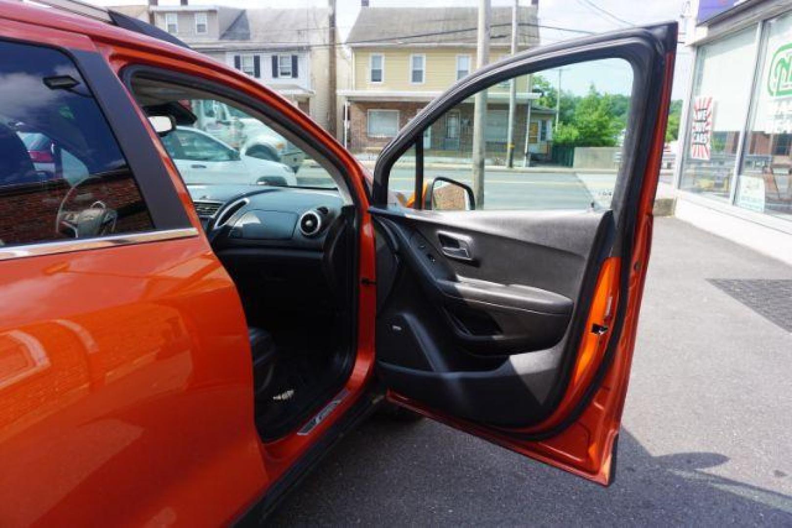 2015 Orange Rock Metallic /Jet Black, leatherette/cloth Chevrolet Trax LT AWD (KL7CJTSB6FB) with an 1.4L L4 DOHC 16V engine, 6-Speed Automatic transmission, located at 312 Centre Ave, Schuylkill Haven, PA, 17972, (570) 593-5278, 40.638130, -76.177383 - Photo#43