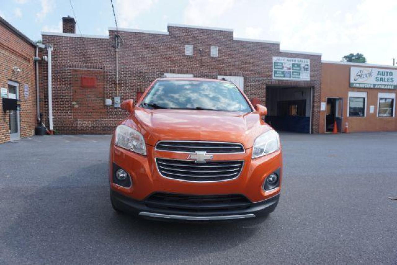 2015 Orange Rock Metallic /Jet Black, leatherette/cloth Chevrolet Trax LT AWD (KL7CJTSB6FB) with an 1.4L L4 DOHC 16V engine, 6-Speed Automatic transmission, located at 312 Centre Ave, Schuylkill Haven, PA, 17972, (570) 593-5278, 40.638130, -76.177383 - Photo#5