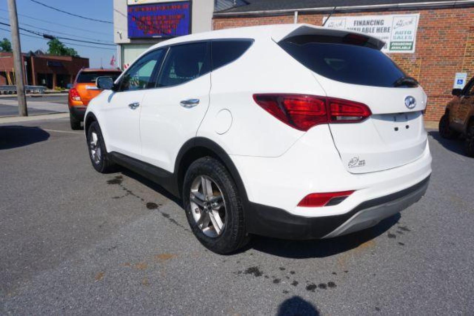 2018 Pearl White /Beige, cloth Hyundai Santa Fe Sport 2.4 AWD (5NMZTDLB1JH) with an 2.4L L4 DOHC 16V engine, 6-Speed Automatic transmission, located at 312 Centre Ave, Schuylkill Haven, PA, 17972, (570) 593-5278, 40.638130, -76.177383 - Brand New factory engine - Photo#11