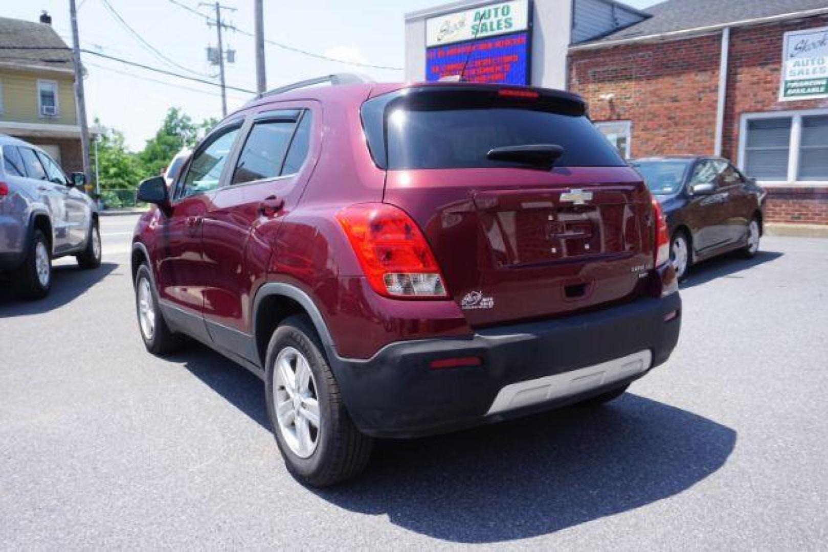 2016 Blaze Red Chevrolet Trax LT AWD (3GNCJPSB6GL) with an 1.4L L4 DOHC 16V engine, 6-Speed Automatic transmission, located at 312 Centre Ave, Schuylkill Haven, PA, 17972, (570) 593-5278, 40.638130, -76.177383 - power driver's seat, rear parking sensor, synthetic leather seats - Photo#14