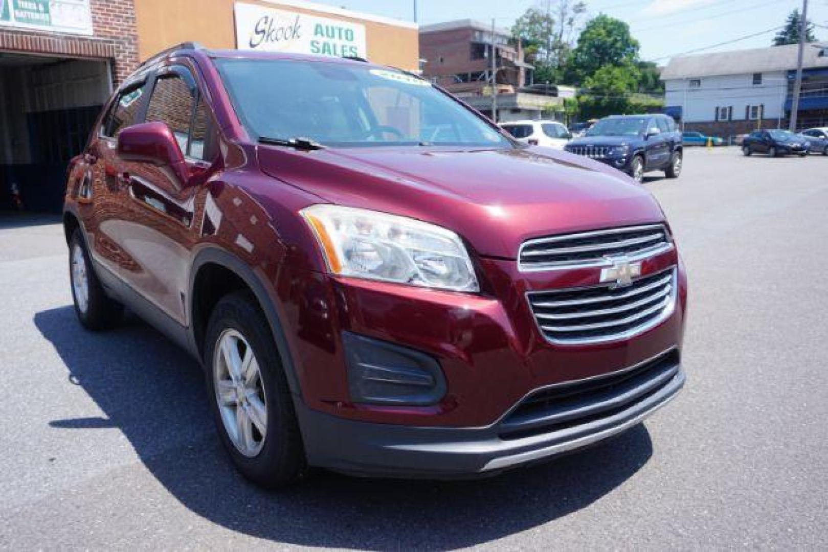 2016 Blaze Red Chevrolet Trax LT AWD (3GNCJPSB6GL) with an 1.4L L4 DOHC 16V engine, 6-Speed Automatic transmission, located at 312 Centre Ave, Schuylkill Haven, PA, 17972, (570) 593-5278, 40.638130, -76.177383 - power driver's seat, rear parking sensor, synthetic leather seats - Photo#5