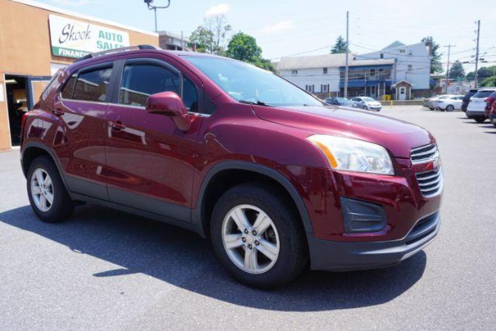 2016 Blaze Red Chevrolet Trax LT AWD (3GNCJPSB6GL) with an 1.4L L4 DOHC 16V engine, 6-Speed Automatic transmission, located at 312 Centre Ave, Schuylkill Haven, PA, 17972, (570) 593-5278, 40.638130, -76.177383 - power driver's seat, rear parking sensor, synthetic leather seats - Photo#6