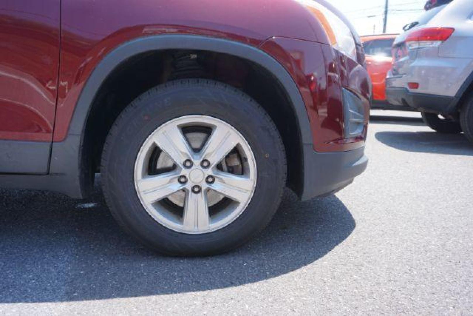 2016 Blaze Red Chevrolet Trax LT AWD (3GNCJPSB6GL) with an 1.4L L4 DOHC 16V engine, 6-Speed Automatic transmission, located at 312 Centre Ave, Schuylkill Haven, PA, 17972, (570) 593-5278, 40.638130, -76.177383 - power driver's seat, rear parking sensor, synthetic leather seats - Photo#7