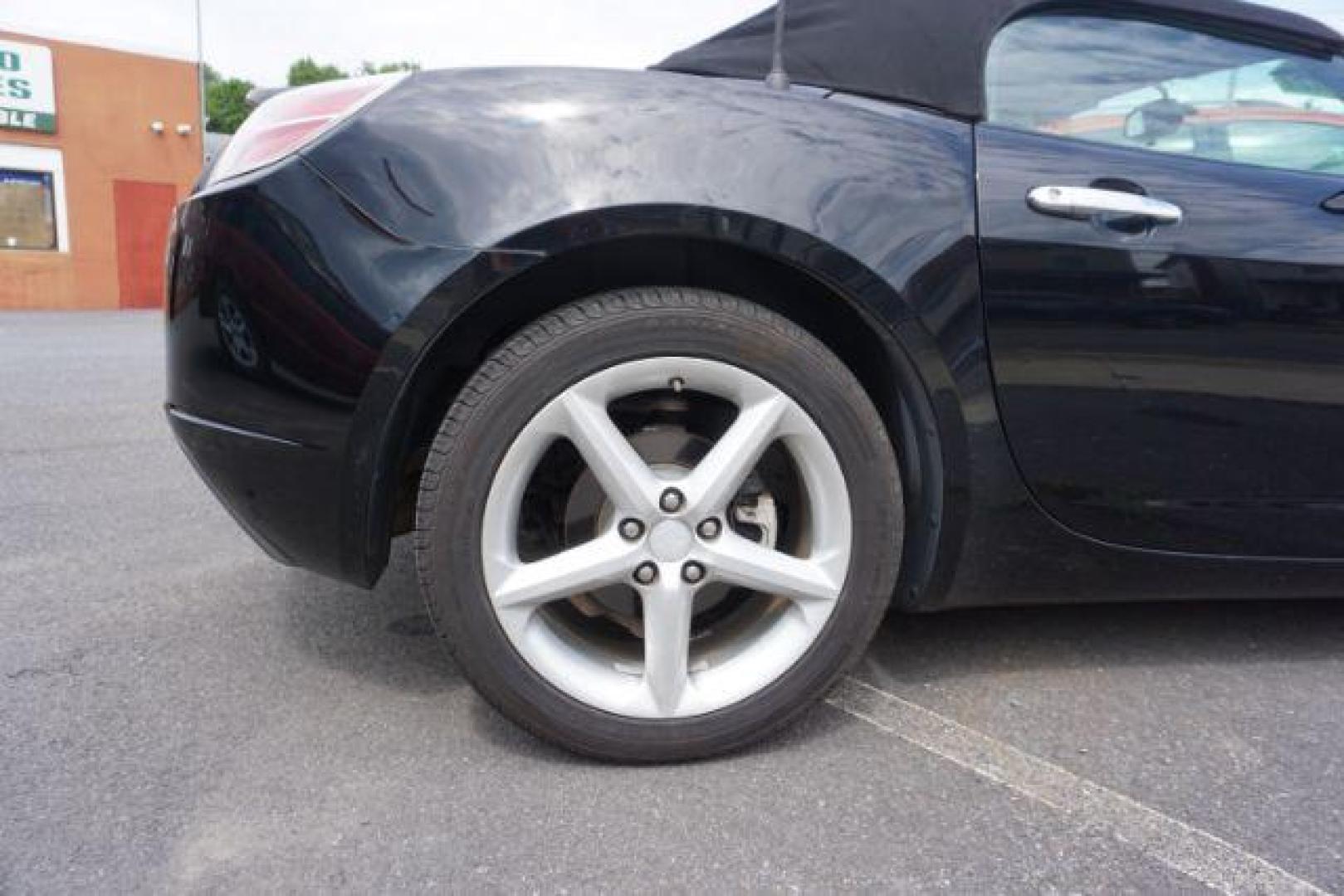 2008 Black Onyx with Black Soft Top /Black Leather Interior Saturn Sky Roadster (1G8MB35B98Y) with an 2.4L L4 DOHC 16V engine, auto transmission, located at 312 Centre Ave, Schuylkill Haven, PA, 17972, (570) 593-5278, 40.638130, -76.177383 - leather - Photo#4