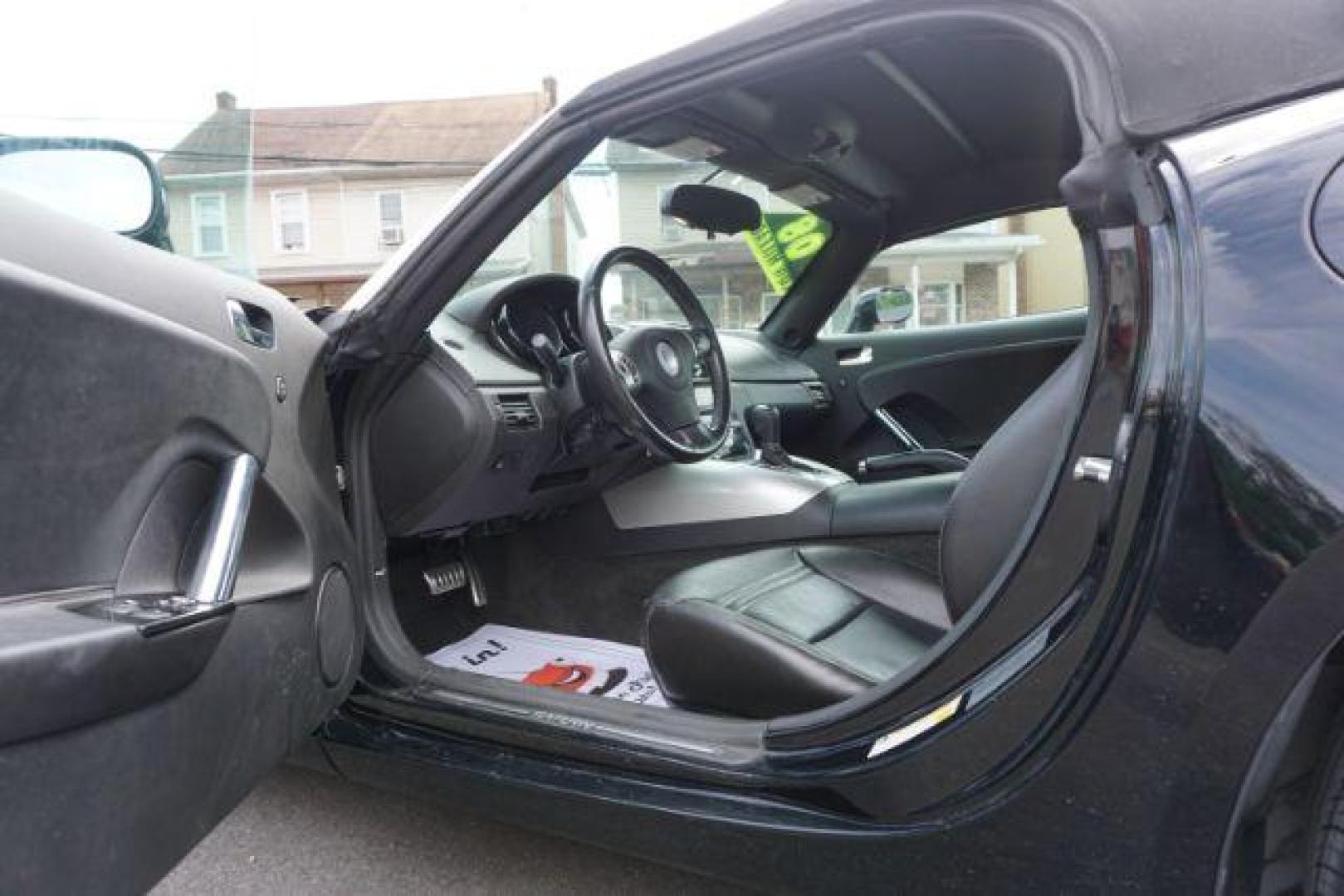 2008 Black Onyx with Black Soft Top /Black Leather Interior Saturn Sky Roadster (1G8MB35B98Y) with an 2.4L L4 DOHC 16V engine, auto transmission, located at 312 Centre Ave, Schuylkill Haven, PA, 17972, (570) 593-5278, 40.638130, -76.177383 - leather - Photo#8