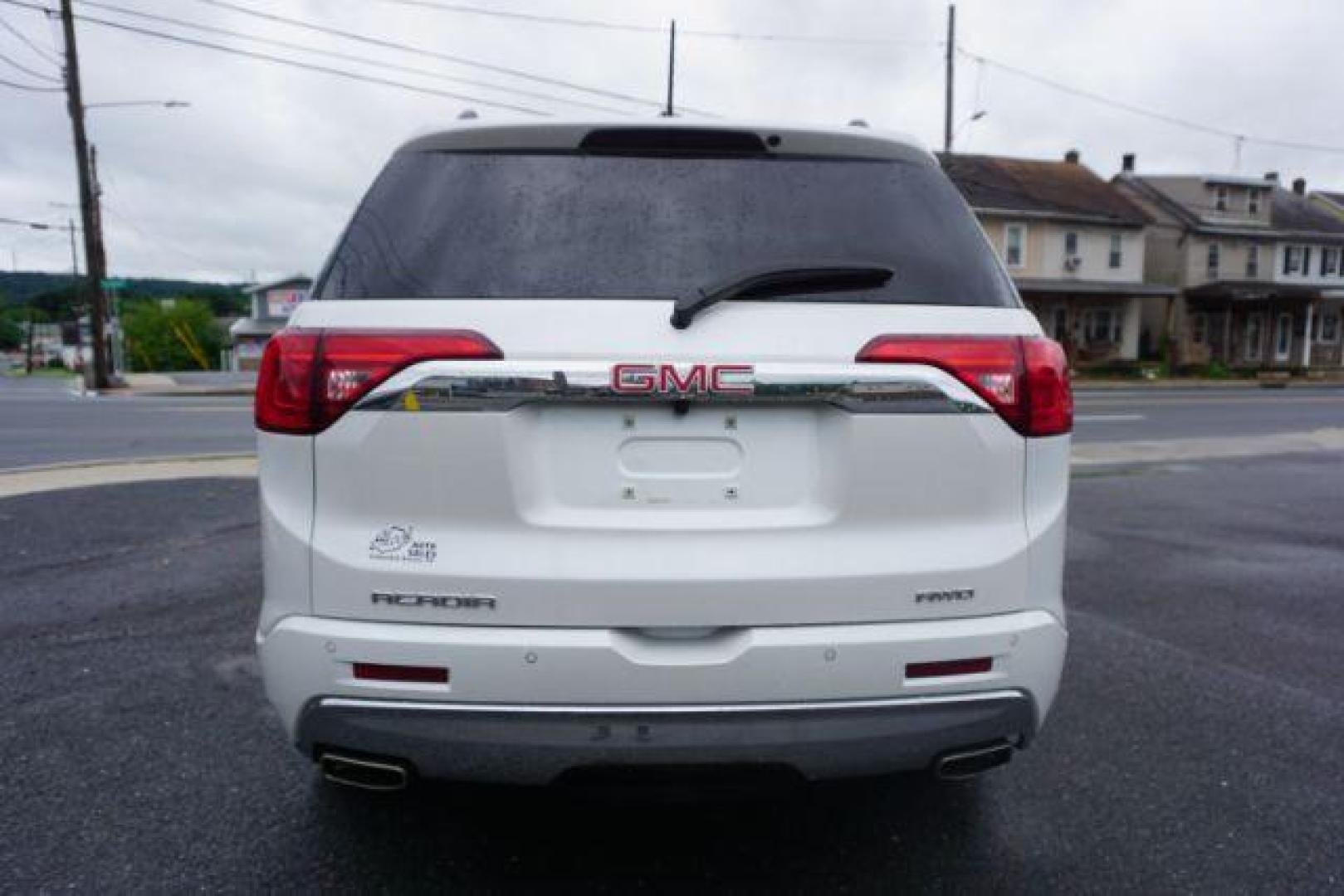 2017 White Frost Tricoat /Jet Black, leather GMC Acadia Denali AWD (1GKKNXLS0HZ) with an 3.6L V6 DOHC 24V engine, 6-Speed Automatic transmission, located at 312 Centre Ave, Schuylkill Haven, PA, 17972, (570) 593-5278, 40.638130, -76.177383 - Adaptive cruise control, blind spot monitor, Bose premium stereo, power sunroof, Navigation, rear perking sensors, universal garage door opener - Photo#9