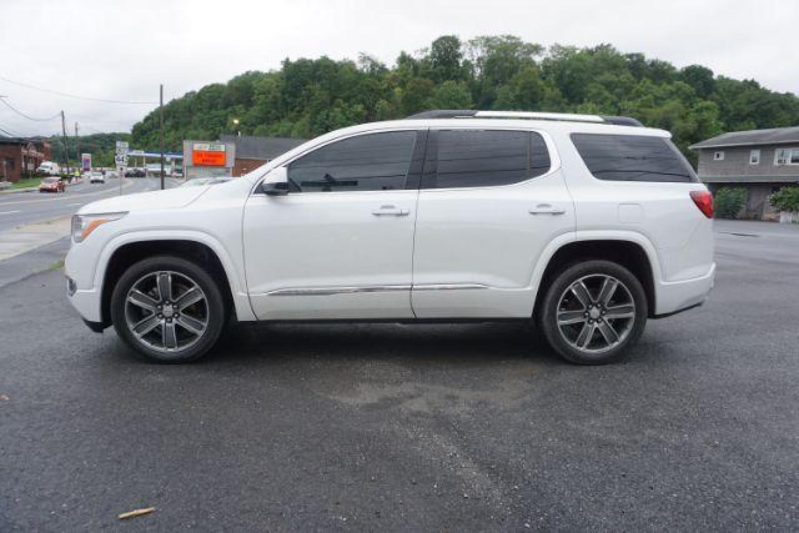 2017 White Frost Tricoat /Jet Black, leather GMC Acadia Denali AWD (1GKKNXLS0HZ) with an 3.6L V6 DOHC 24V engine, 6-Speed Automatic transmission, located at 312 Centre Ave, Schuylkill Haven, PA, 17972, (570) 593-5278, 40.638130, -76.177383 - Adaptive cruise control, blind spot monitor, Bose premium stereo, power sunroof, Navigation, rear perking sensors, universal garage door opener - Photo#13