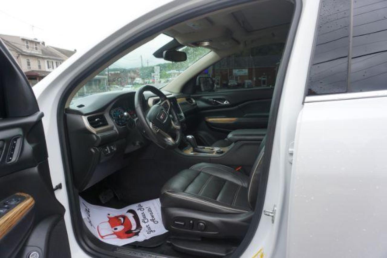 2017 White Frost Tricoat /Jet Black, leather GMC Acadia Denali AWD (1GKKNXLS0HZ) with an 3.6L V6 DOHC 24V engine, 6-Speed Automatic transmission, located at 312 Centre Ave, Schuylkill Haven, PA, 17972, (570) 593-5278, 40.638130, -76.177383 - Adaptive cruise control, blind spot monitor, Bose premium stereo, power sunroof, Navigation, rear perking sensors, universal garage door opener - Photo#17