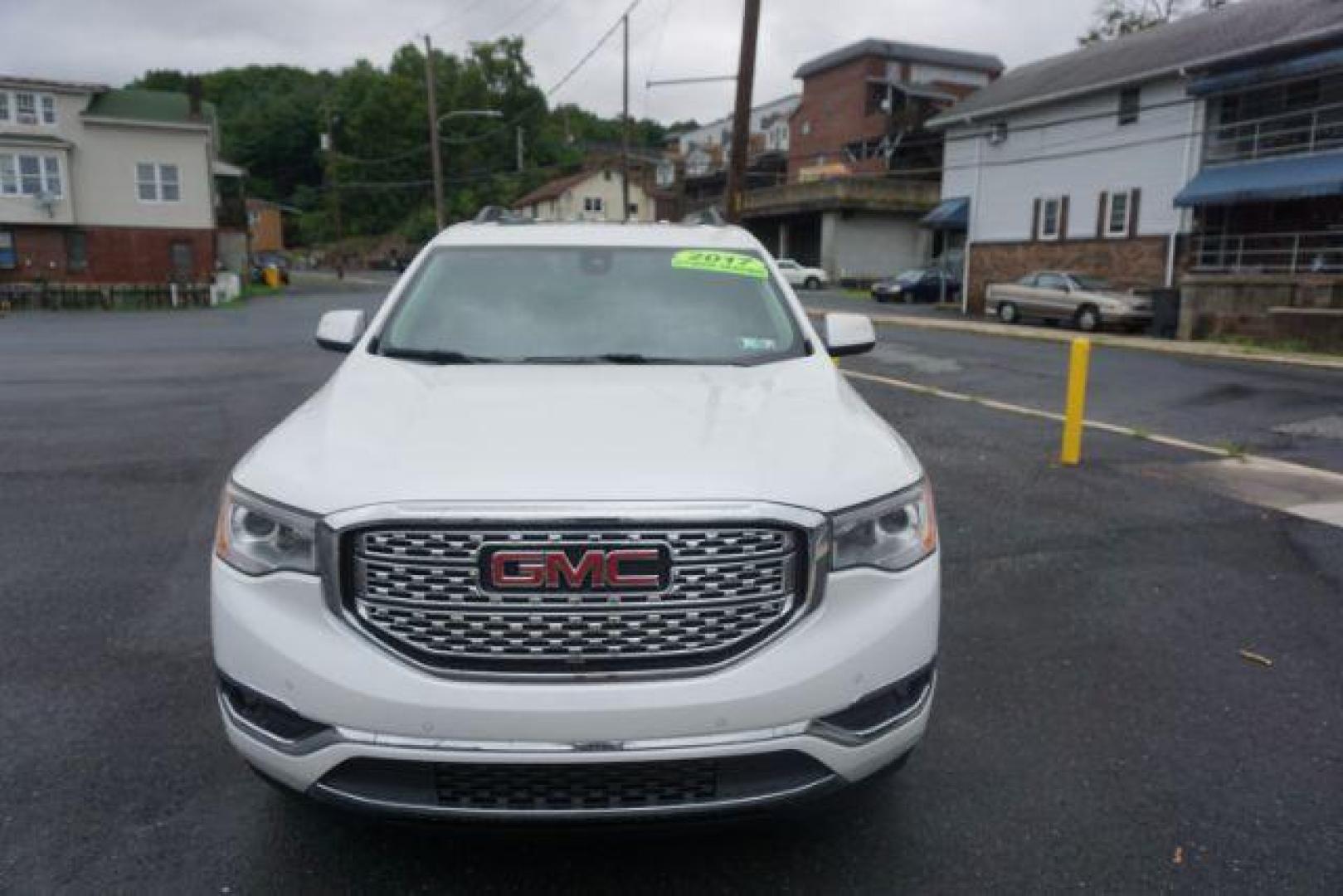 2017 White Frost Tricoat /Jet Black, leather GMC Acadia Denali AWD (1GKKNXLS0HZ) with an 3.6L V6 DOHC 24V engine, 6-Speed Automatic transmission, located at 312 Centre Ave, Schuylkill Haven, PA, 17972, (570) 593-5278, 40.638130, -76.177383 - Adaptive cruise control, blind spot monitor, Bose premium stereo, power sunroof, Navigation, rear perking sensors, universal garage door opener - Photo#3