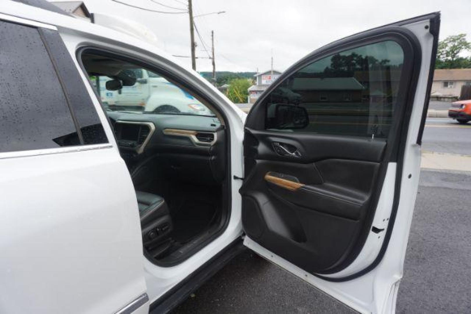 2017 White Frost Tricoat /Jet Black, leather GMC Acadia Denali AWD (1GKKNXLS0HZ) with an 3.6L V6 DOHC 24V engine, 6-Speed Automatic transmission, located at 312 Centre Ave, Schuylkill Haven, PA, 17972, (570) 593-5278, 40.638130, -76.177383 - Adaptive cruise control, blind spot monitor, Bose premium stereo, power sunroof, Navigation, rear perking sensors, universal garage door opener - Photo#48