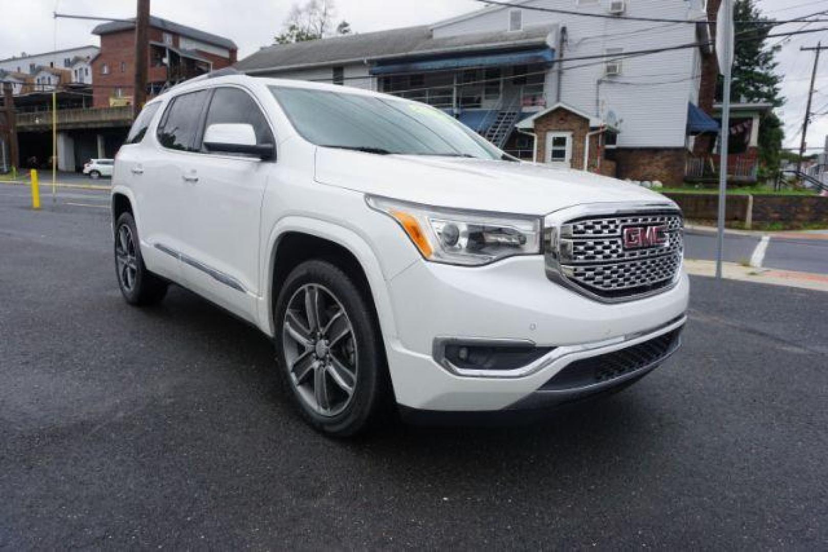 2017 White Frost Tricoat /Jet Black, leather GMC Acadia Denali AWD (1GKKNXLS0HZ) with an 3.6L V6 DOHC 24V engine, 6-Speed Automatic transmission, located at 312 Centre Ave, Schuylkill Haven, PA, 17972, (570) 593-5278, 40.638130, -76.177383 - Adaptive cruise control, blind spot monitor, Bose premium stereo, power sunroof, Navigation, rear perking sensors, universal garage door opener - Photo#4