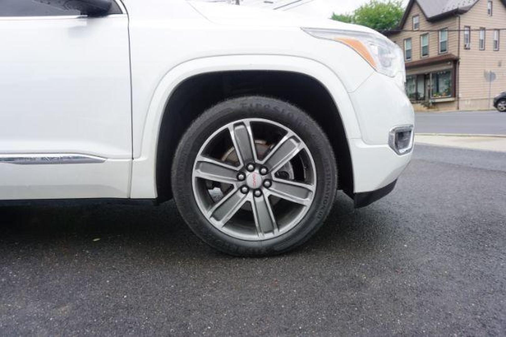 2017 White Frost Tricoat /Jet Black, leather GMC Acadia Denali AWD (1GKKNXLS0HZ) with an 3.6L V6 DOHC 24V engine, 6-Speed Automatic transmission, located at 312 Centre Ave, Schuylkill Haven, PA, 17972, (570) 593-5278, 40.638130, -76.177383 - Adaptive cruise control, blind spot monitor, Bose premium stereo, power sunroof, Navigation, rear perking sensors, universal garage door opener - Photo#5