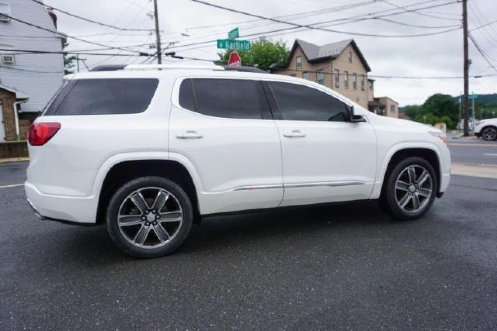 2017 White Frost Tricoat /Jet Black, leather GMC Acadia Denali AWD (1GKKNXLS0HZ) with an 3.6L V6 DOHC 24V engine, 6-Speed Automatic transmission, located at 312 Centre Ave, Schuylkill Haven, PA, 17972, (570) 593-5278, 40.638130, -76.177383 - Adaptive cruise control, blind spot monitor, Bose premium stereo, power sunroof, Navigation, rear perking sensors, universal garage door opener - Photo#7