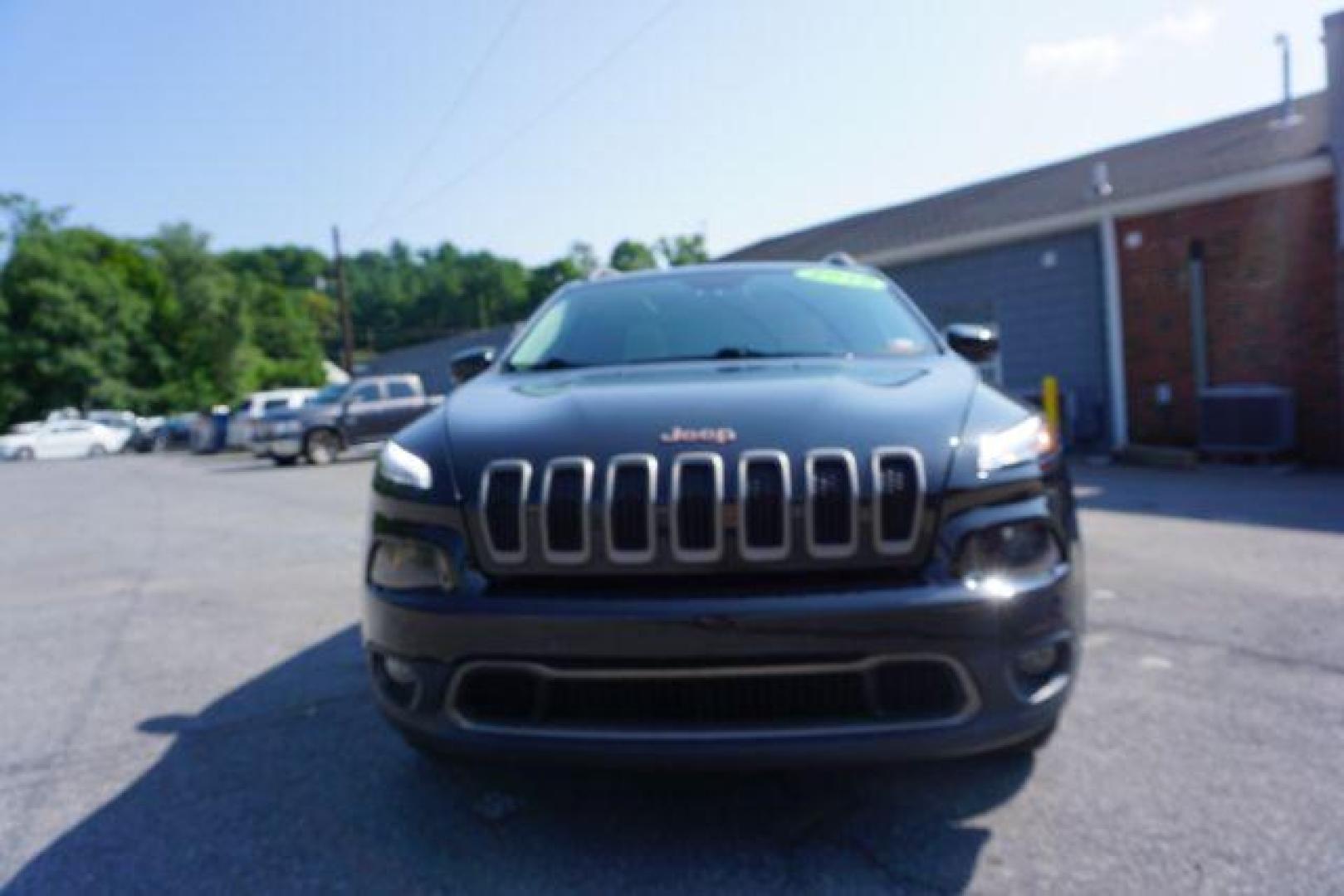 2016 Brilliant Black Crystal Pearl Coat /Black/Light Frost Beige, premium cloth Jeep Cherokee Latitude 4WD (1C4PJMCB2GW) with an 2.4L L4 DOHC 16V engine, 9-Speed Automatic transmission, located at 312 Centre Ave, Schuylkill Haven, PA, 17972, (570) 593-5278, 40.638130, -76.177383 - blind spot monitor, heated front seats, heated exterior mirrors, power drivers seat, power liftgate, power sunroof, rear parking sensors, universal garage door opener - Photo#2