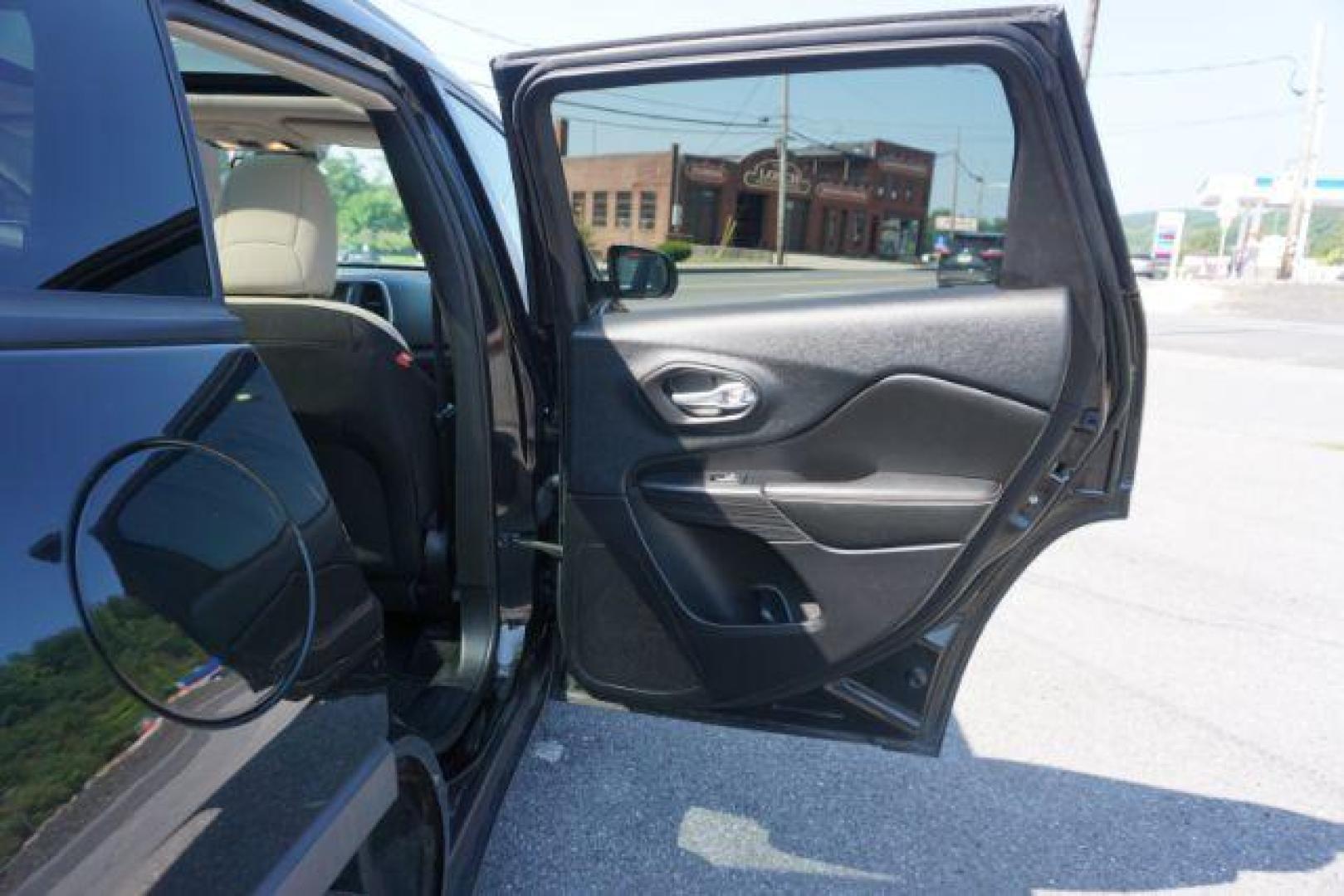 2016 Brilliant Black Crystal Pearl Coat /Black/Light Frost Beige, premium cloth Jeep Cherokee Latitude 4WD (1C4PJMCB2GW) with an 2.4L L4 DOHC 16V engine, 9-Speed Automatic transmission, located at 312 Centre Ave, Schuylkill Haven, PA, 17972, (570) 593-5278, 40.638130, -76.177383 - blind spot monitor, heated front seats, heated exterior mirrors, power drivers seat, power liftgate, power sunroof, rear parking sensors, universal garage door opener - Photo#40