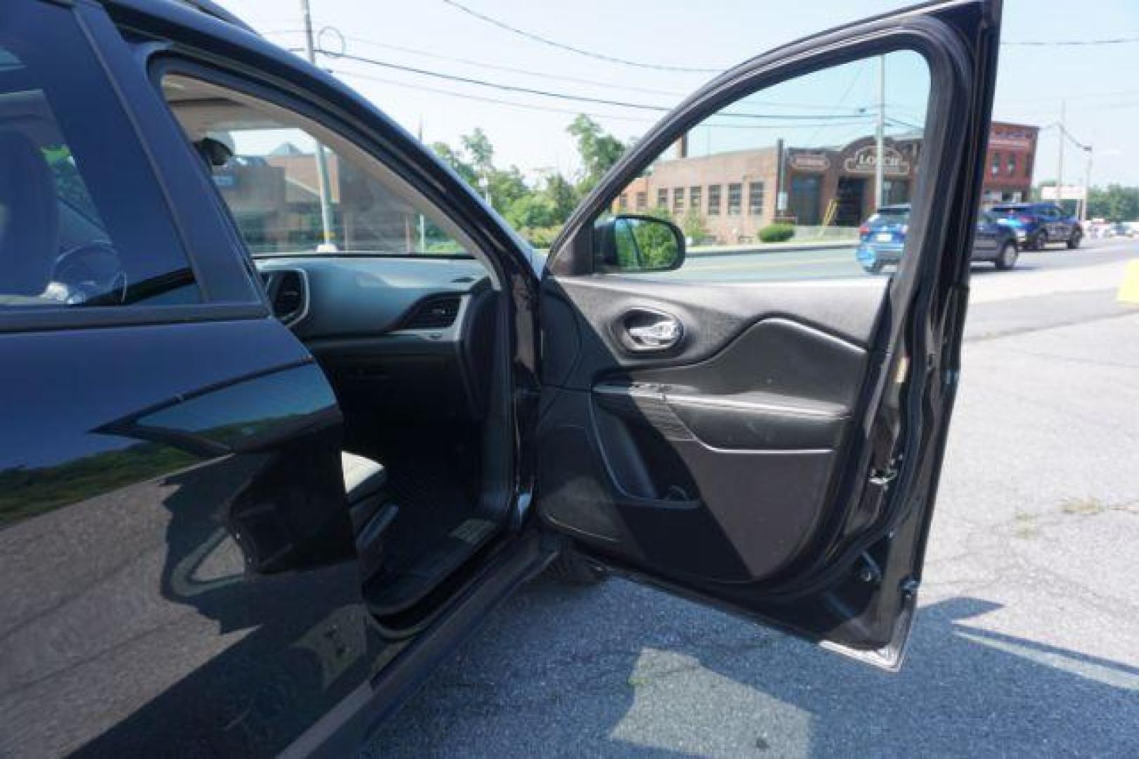 2016 Brilliant Black Crystal Pearl Coat /Black/Light Frost Beige, premium cloth Jeep Cherokee Latitude 4WD (1C4PJMCB2GW) with an 2.4L L4 DOHC 16V engine, 9-Speed Automatic transmission, located at 312 Centre Ave, Schuylkill Haven, PA, 17972, (570) 593-5278, 40.638130, -76.177383 - blind spot monitor, heated front seats, heated exterior mirrors, power drivers seat, power liftgate, power sunroof, rear parking sensors, universal garage door opener - Photo#45