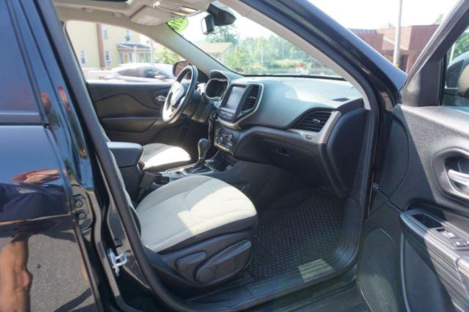 2016 Brilliant Black Crystal Pearl Coat /Black/Light Frost Beige, premium cloth Jeep Cherokee Latitude 4WD (1C4PJMCB2GW) with an 2.4L L4 DOHC 16V engine, 9-Speed Automatic transmission, located at 312 Centre Ave, Schuylkill Haven, PA, 17972, (570) 593-5278, 40.638130, -76.177383 - blind spot monitor, heated front seats, heated exterior mirrors, power drivers seat, power liftgate, power sunroof, rear parking sensors, universal garage door opener - Photo#48