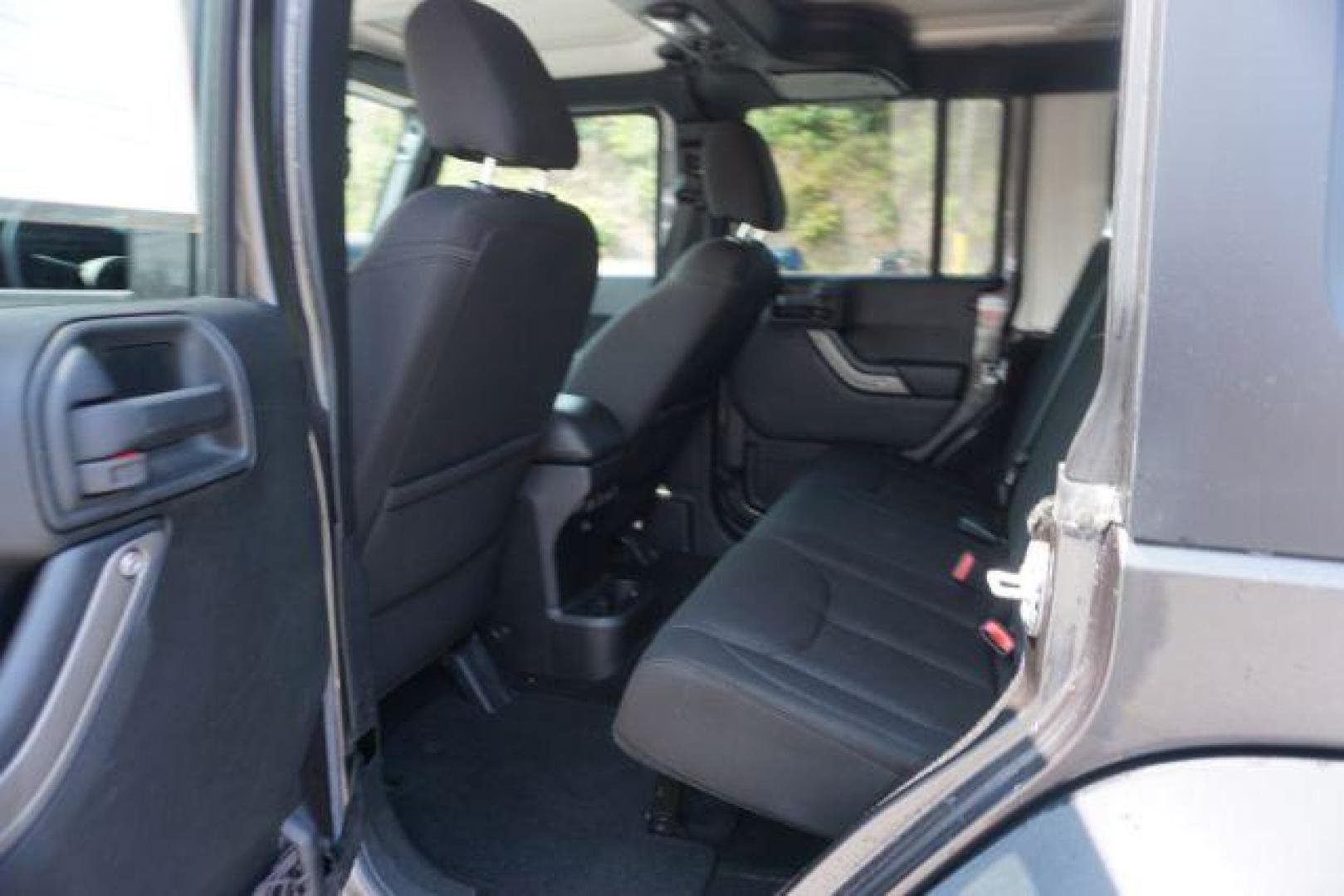 2016 Granite Crystal Metallic Clear Coat /Black, cloth Jeep Wrangler Unlimited Sport 4WD (1C4BJWDG5GL) with an 3.6L V6 DOHC 24V FFV engine, located at 312 Centre Ave, Schuylkill Haven, PA, 17972, (570) 593-5278, 40.638130, -76.177383 - Hard Top, Locking limited slip differential, Bluetooth connection - Photo#29