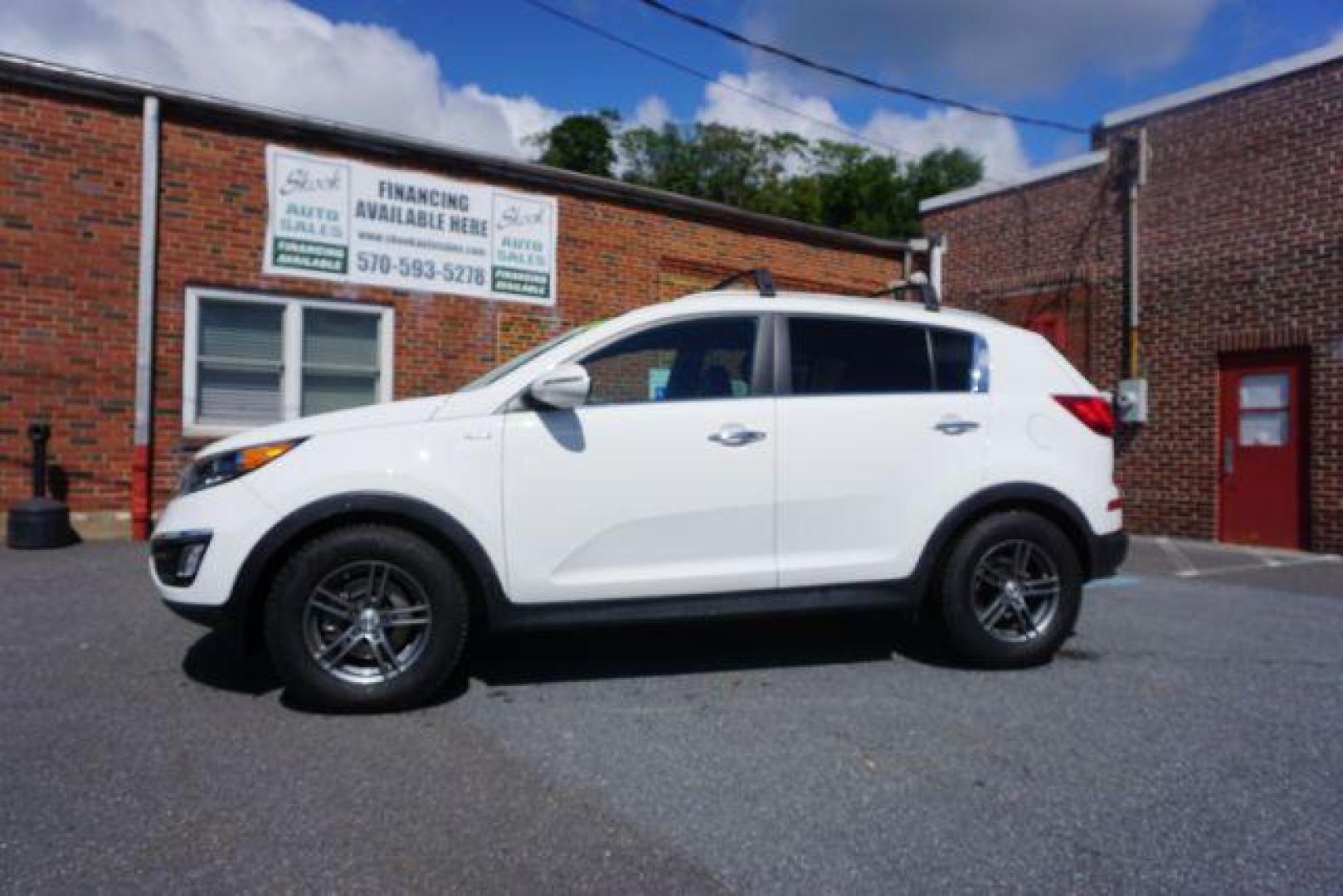 2016 Clear White /Black, leather Kia Sportage SX AWD (KNDPCCA61G7) with an 2.0L L4 DOHC 16V engine, 6-Speed Automatic transmission, located at 312 Centre Ave, Schuylkill Haven, PA, 17972, (570) 593-5278, 40.638130, -76.177383 - remote engine starter - Photo#0