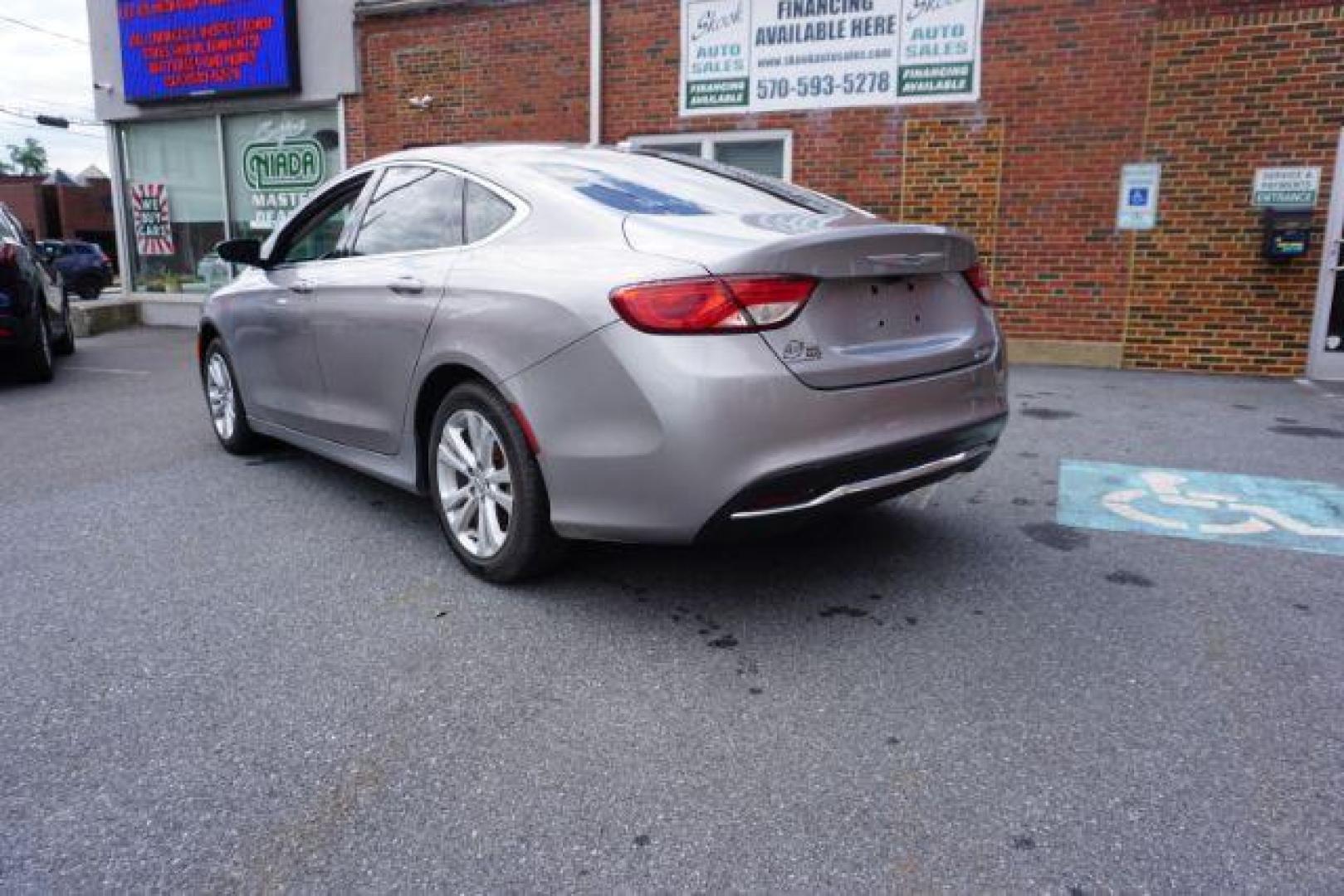 2015 Billet Silver Metallic CC Chrysler 200 Limited (1C3CCCABXFN) with an 2.4L L4 DOHC 16V engine, 9-Speed Automatic transmission, located at 312 Centre Ave, Schuylkill Haven, PA, 17972, (570) 593-5278, 40.638130, -76.177383 - Photo#11