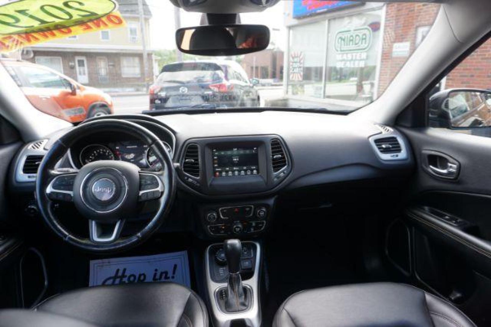 2019 Diamond Black Crystal Pearl Coat Jeep Compass Latitude 4WD (3C4NJDBBXKT) with an 2.4L L4 DOHC 16V engine, located at 312 Centre Ave, Schuylkill Haven, PA, 17972, (570) 593-5278, 40.638130, -76.177383 - Photo#36